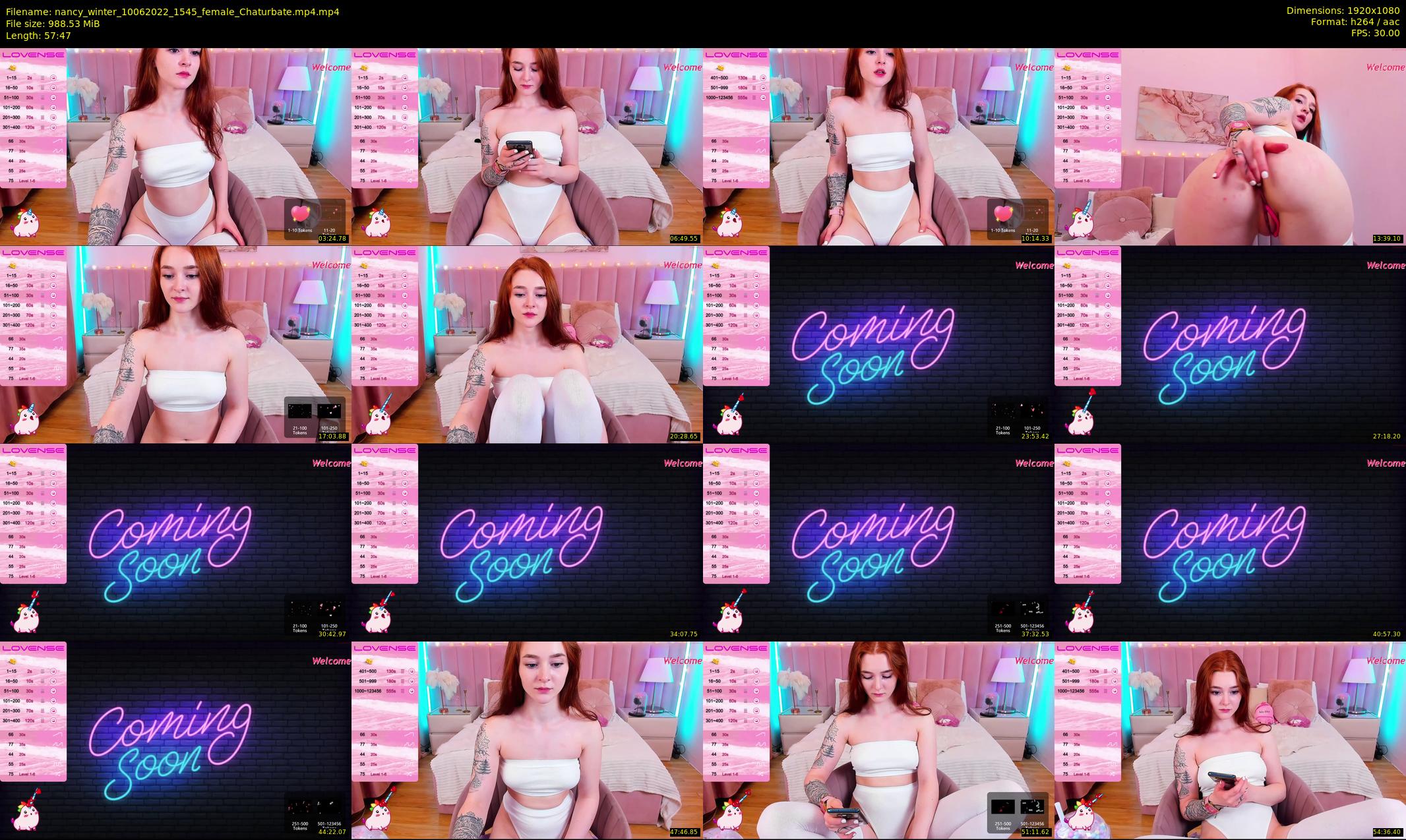 nancy_winter — 58 minute Chaturbate female cam show recording, 1080p, Jun 10, 2022