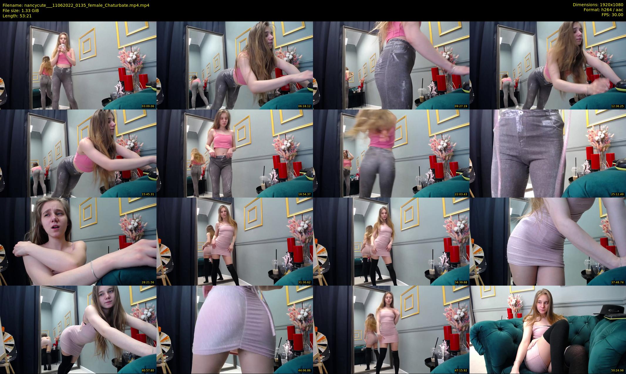 nancycute__ — 54 minute Chaturbate female cam show recording, 1080p, Jun 11, 2022