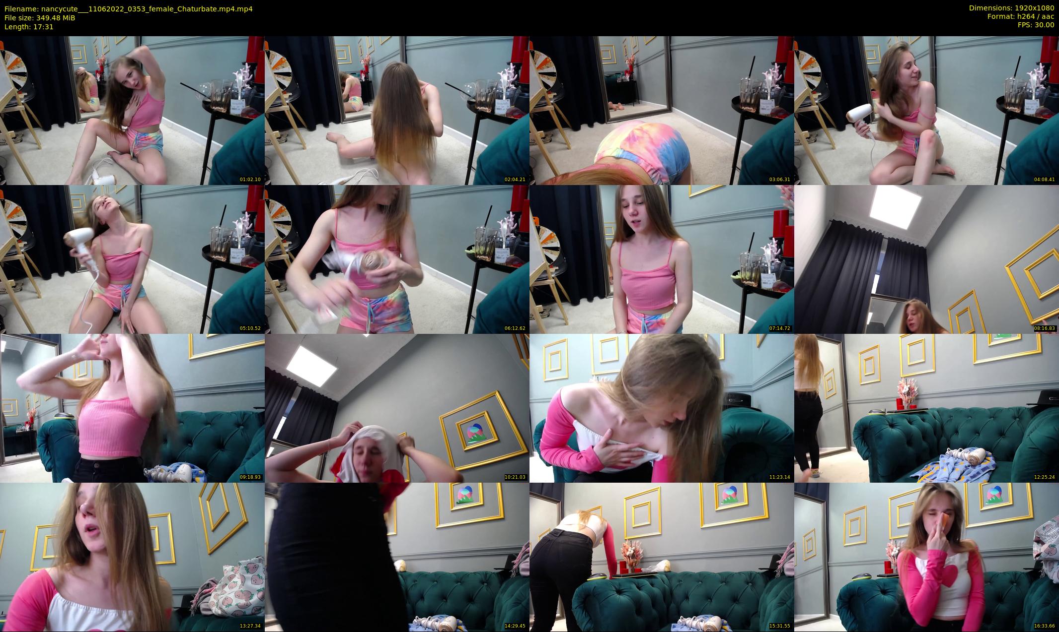 nancycute__ — 18 minute Chaturbate female cam show recording, 1080p, Jun 11, 2022