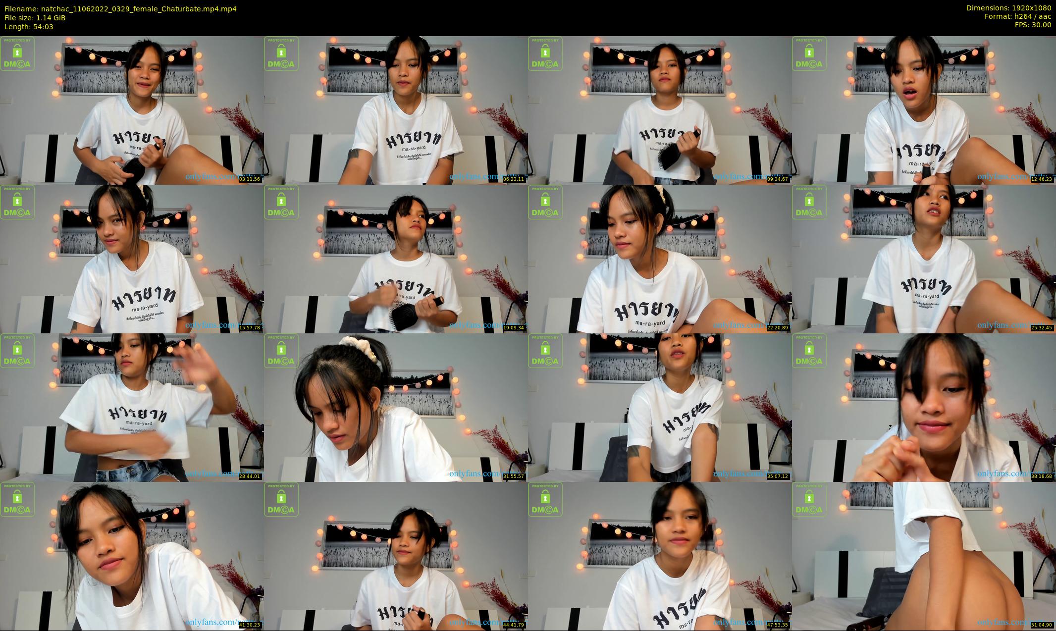 natchac — 55 minute Chaturbate female cam show recording, 1080p, Jun 11, 2022