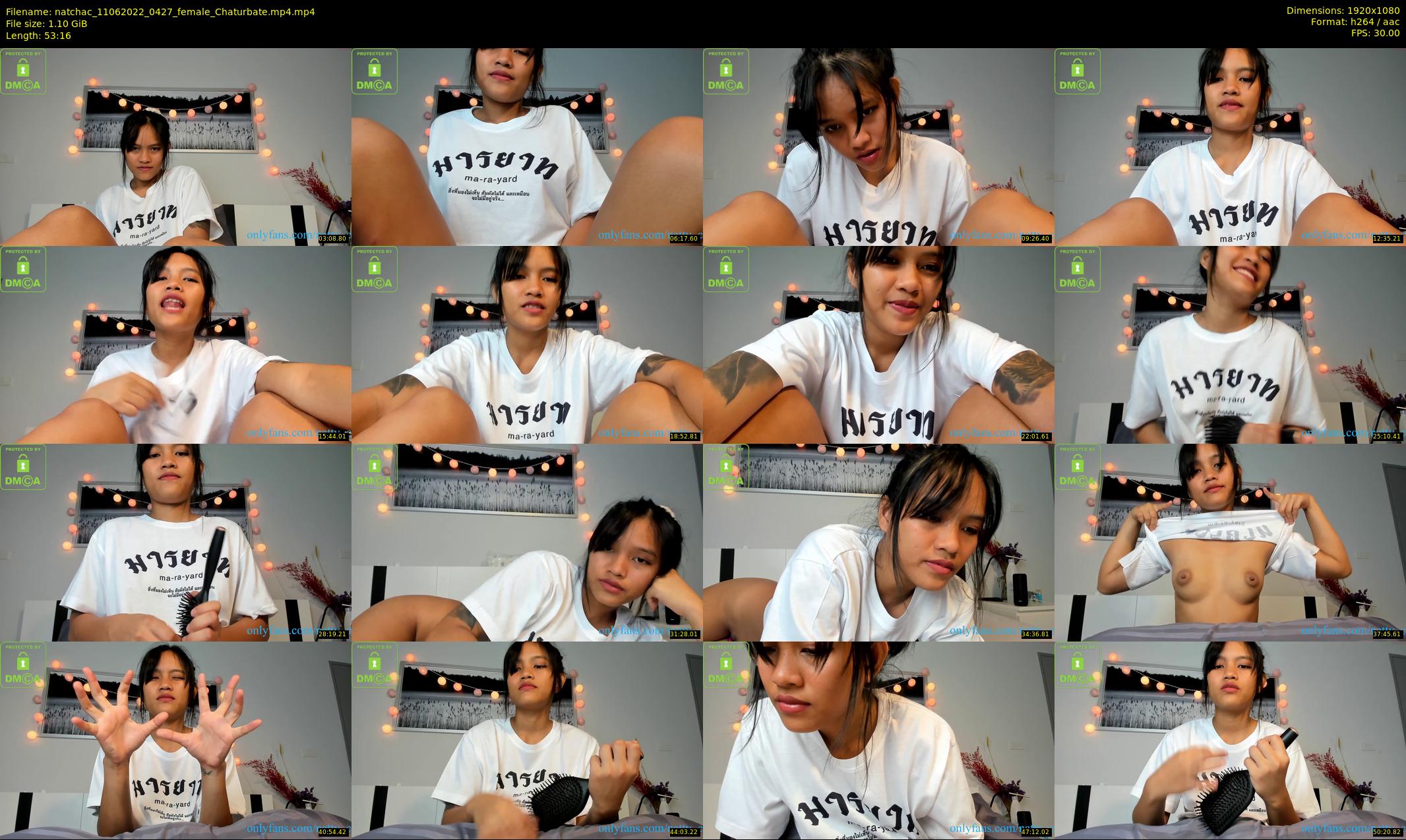natchac — 54 minute Chaturbate female cam show recording, 1080p, Jun 11, 2022