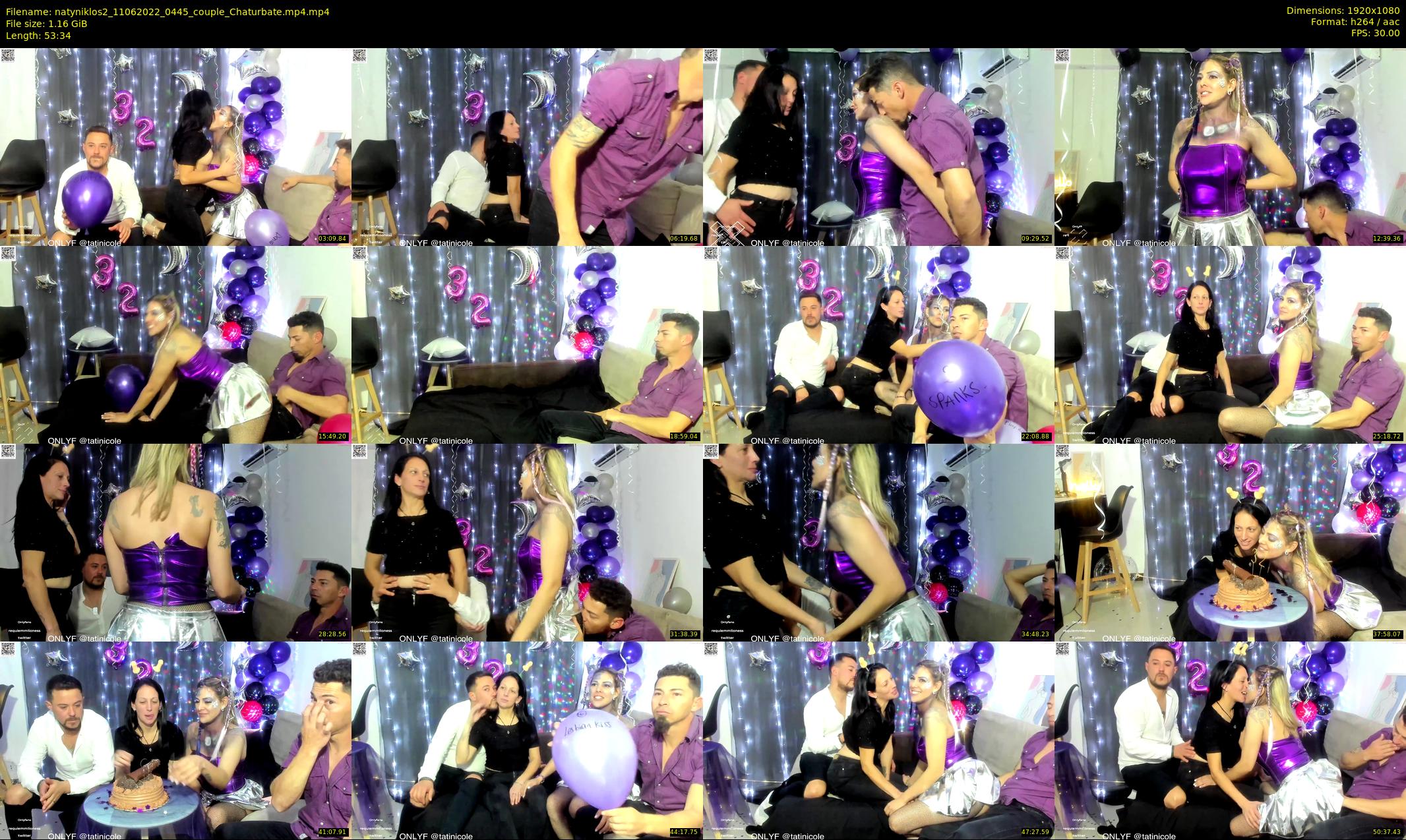 natyniklos2 — 54 minute Chaturbate couple cam show recording, 1080p, Jun 11, 2022