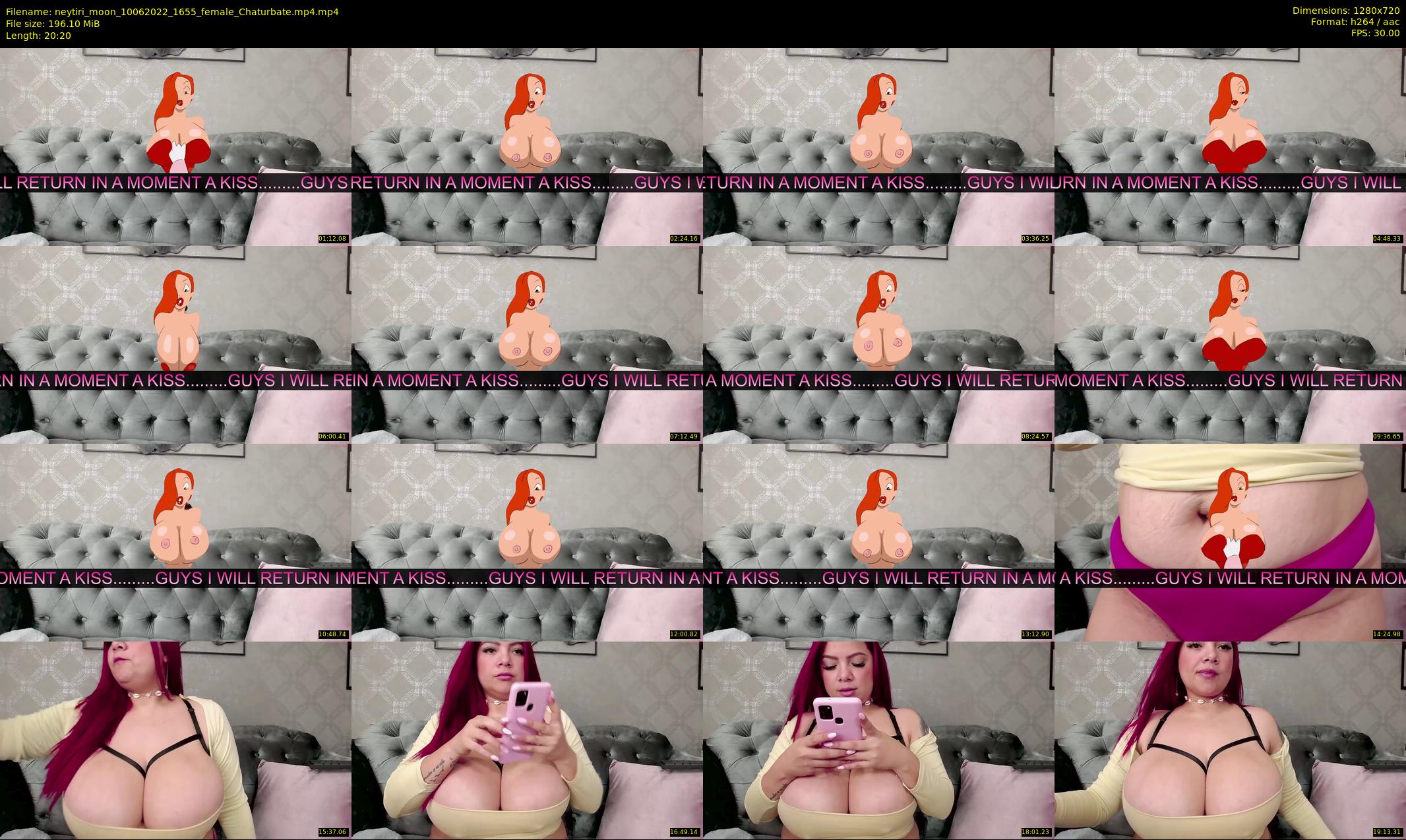 neytiri_moon — 21 minute Chaturbate female cam show recording, 720p, Jun 10, 2022