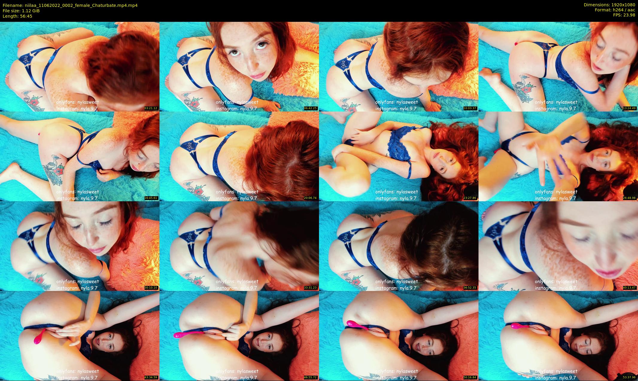 niilaa — 57 minute Chaturbate female cam show recording, 1080p, Jun 11, 2022