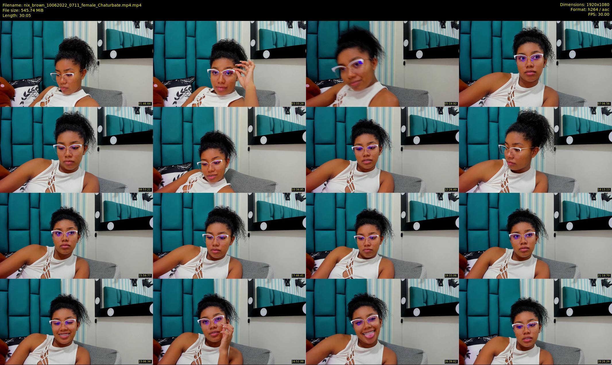 nix_brown — 31 minute Chaturbate female cam show recording, 1080p, Jun 10, 2022