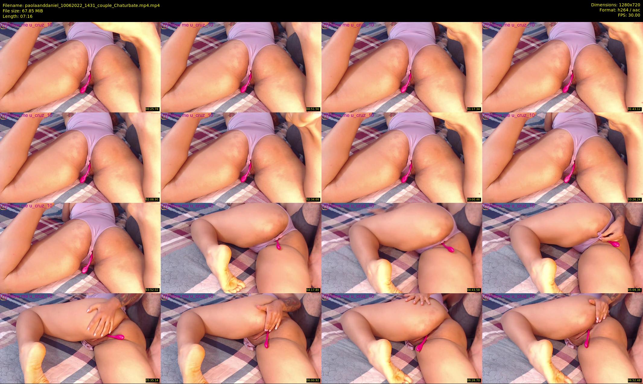 paolaanddaniel — 8 minute Chaturbate couple cam show recording, 720p, Jun 10, 2022