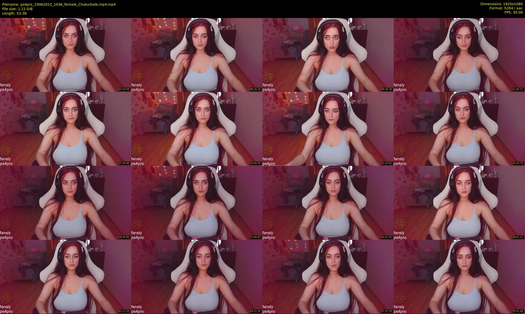 ps4pro — 54 minute Chaturbate female cam show recording, 1080p, Jun 10, 2022