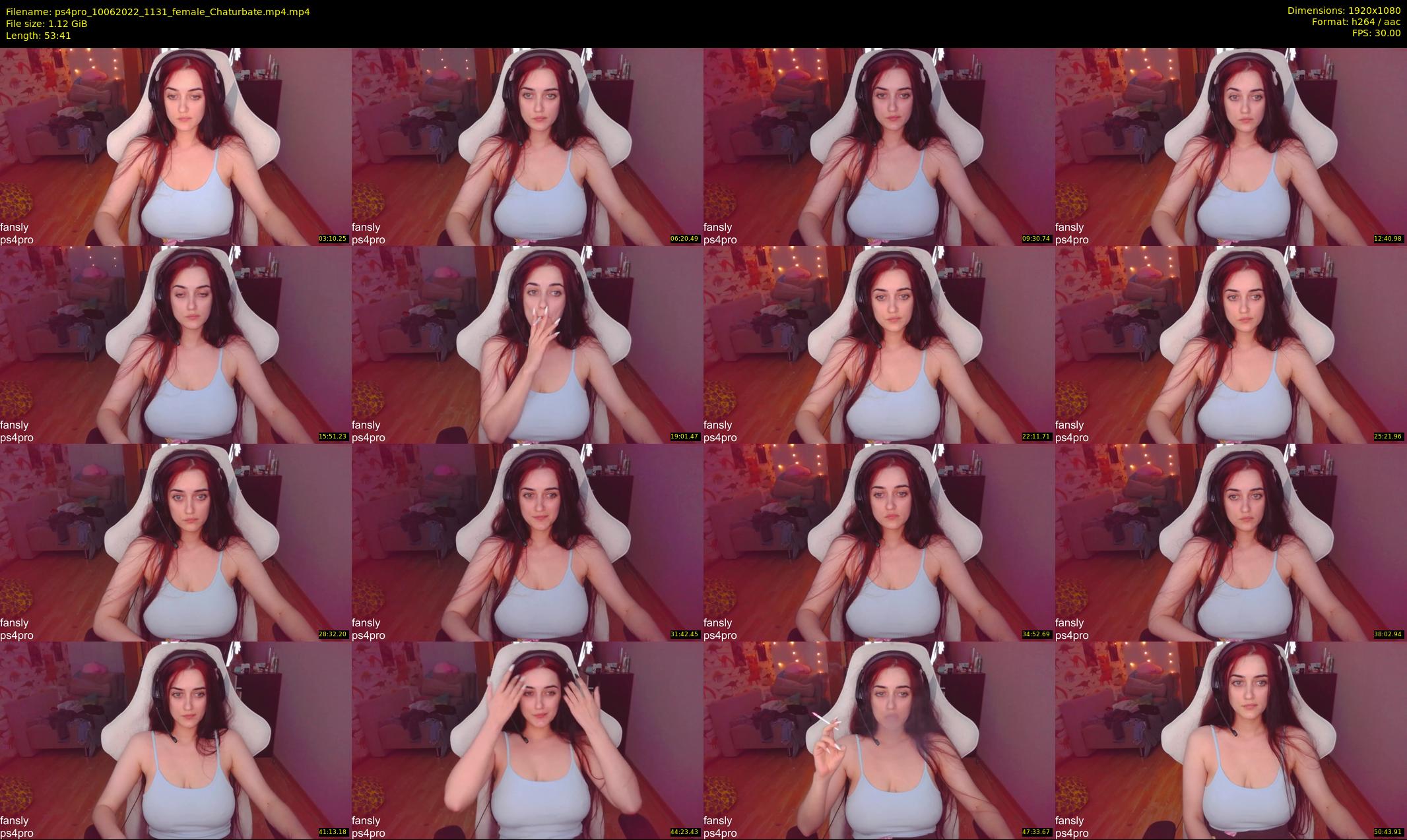 ps4pro — 54 minute Chaturbate female cam show recording, 1080p, Jun 10, 2022
