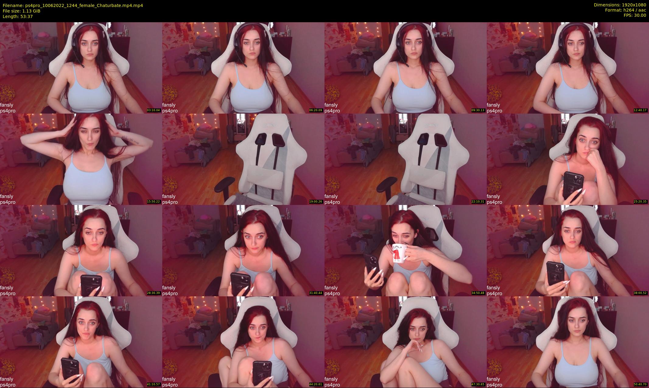 ps4pro — 54 minute Chaturbate female cam show recording, 1080p, Jun 10, 2022