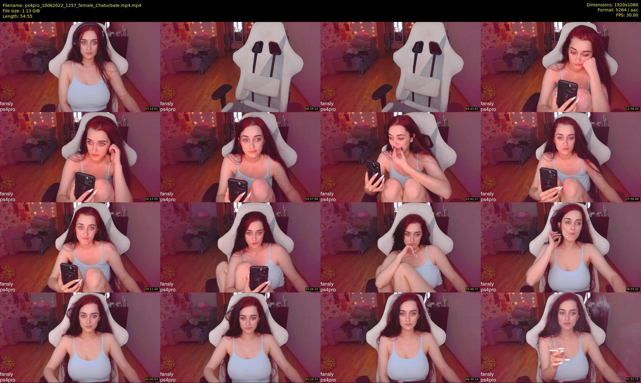 ps4pro — 55 minute Chaturbate female cam show recording, 1080p, Jun 10, 2022