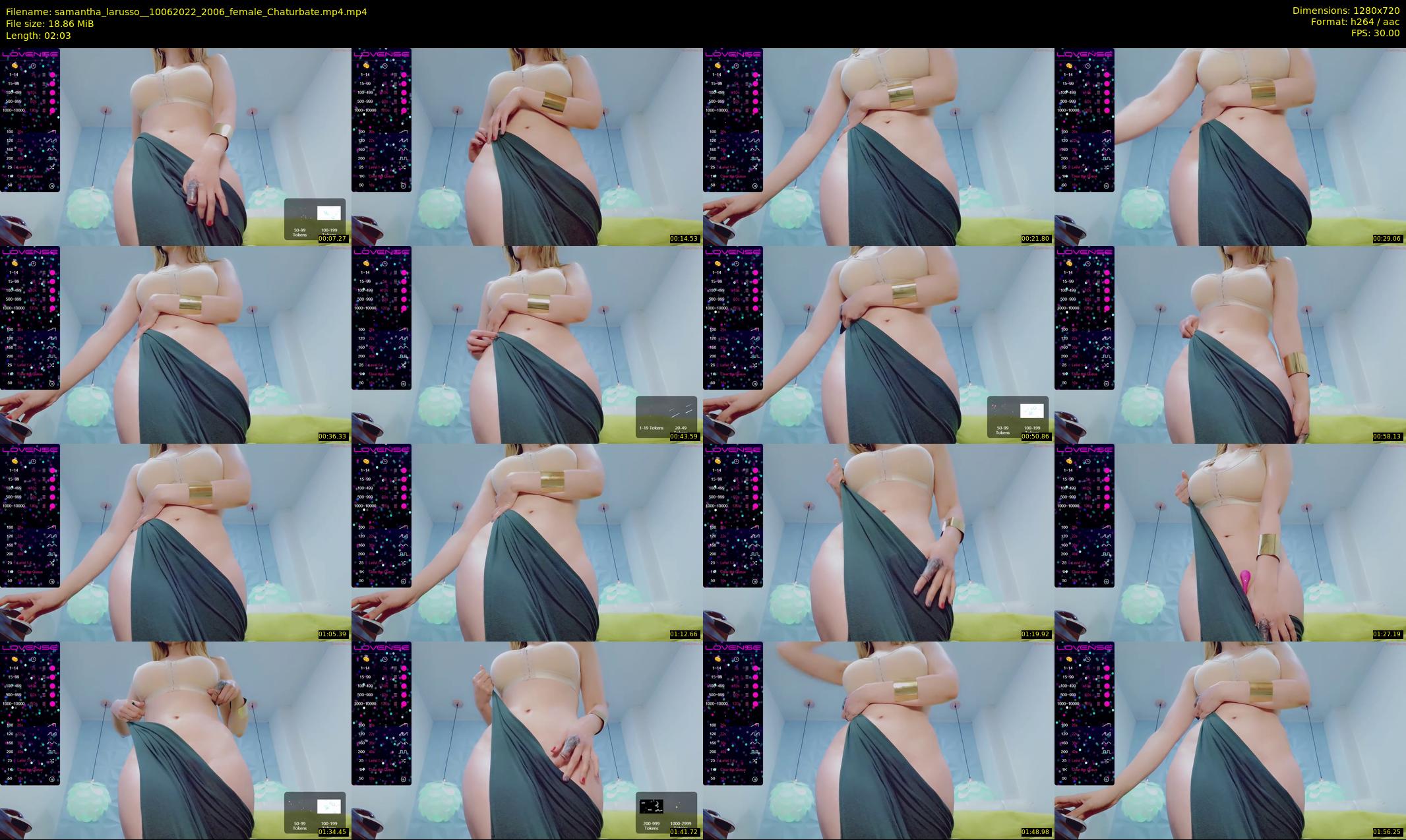 samantha_larusso_ — 3 minute Chaturbate couple cam show recording, 720p, Jun 10, 2022