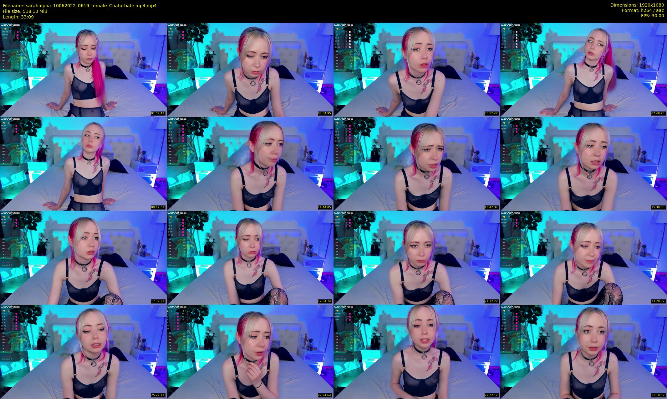 sarahalpha — 34 minute Chaturbate couple cam show recording, 1080p, Jun 10, 2022