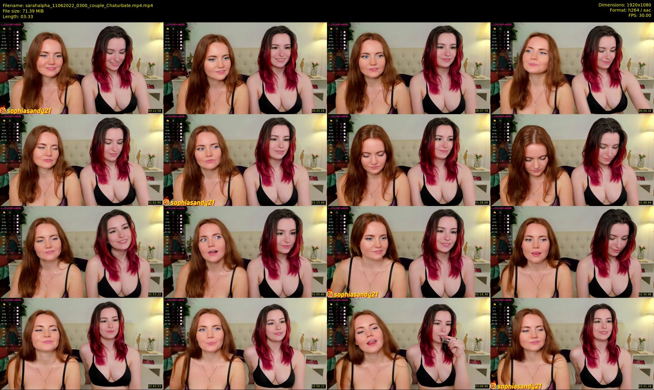 sarahalpha — 4 minute Chaturbate couple cam show recording, 1080p, Jun 11, 2022