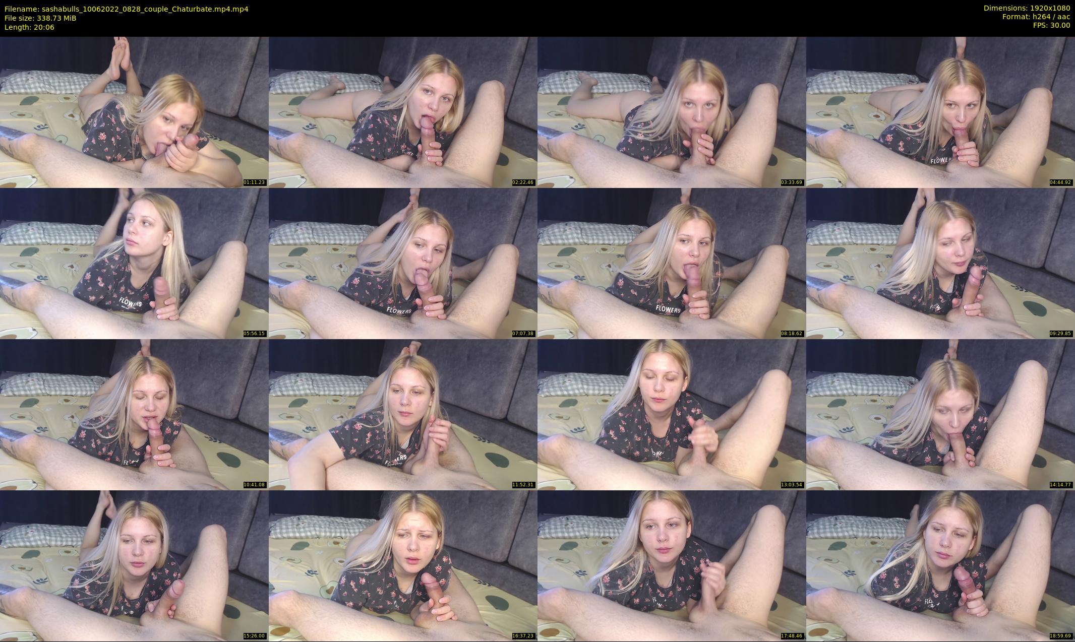 sashabulls — 21 minute Chaturbate couple cam show recording, 1080p, Jun 10, 2022