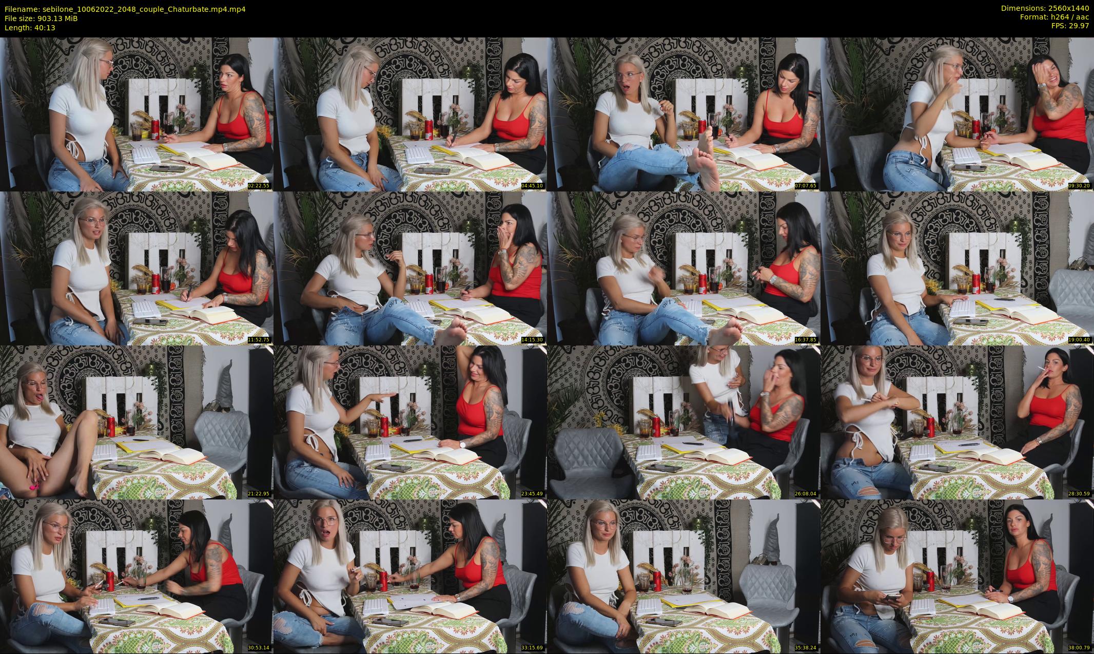 sebilone — 41 minute Chaturbate couple cam show recording, 1080p, Jun 10, 2022