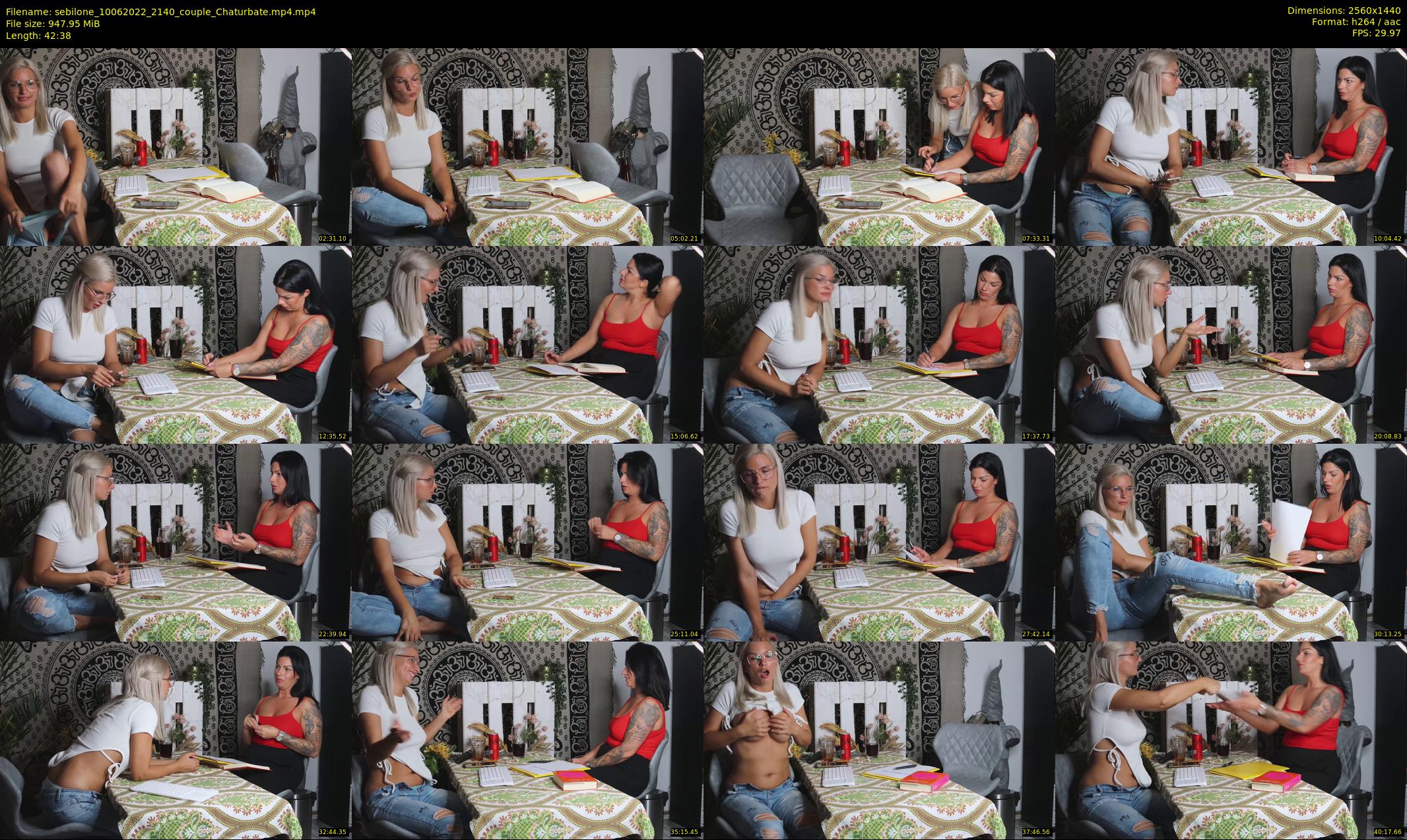 sebilone — 43 minute Chaturbate couple cam show recording, 1080p, Jun 10, 2022