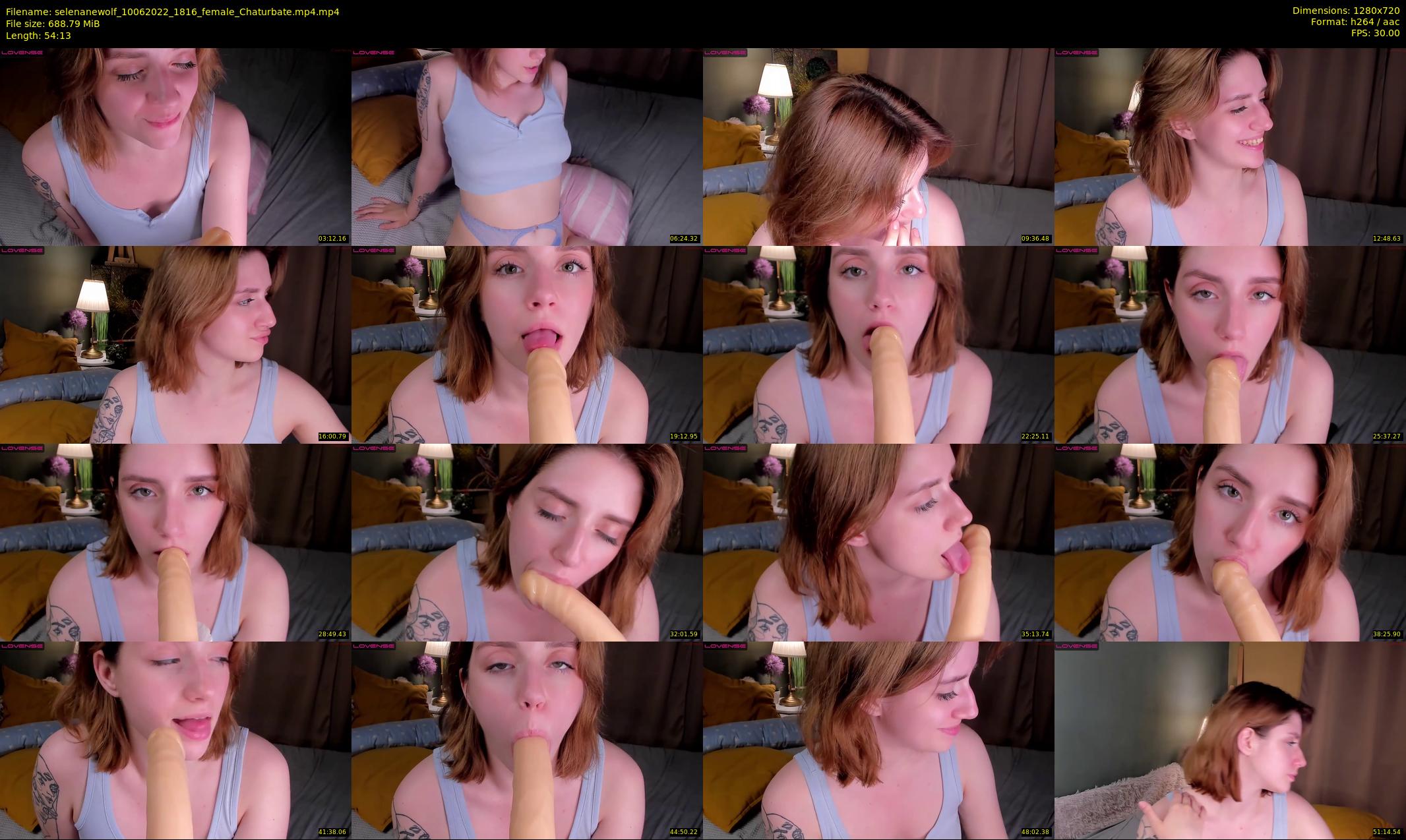 selenanewolf — 55 minute Chaturbate couple cam show recording, 720p, Jun 10, 2022