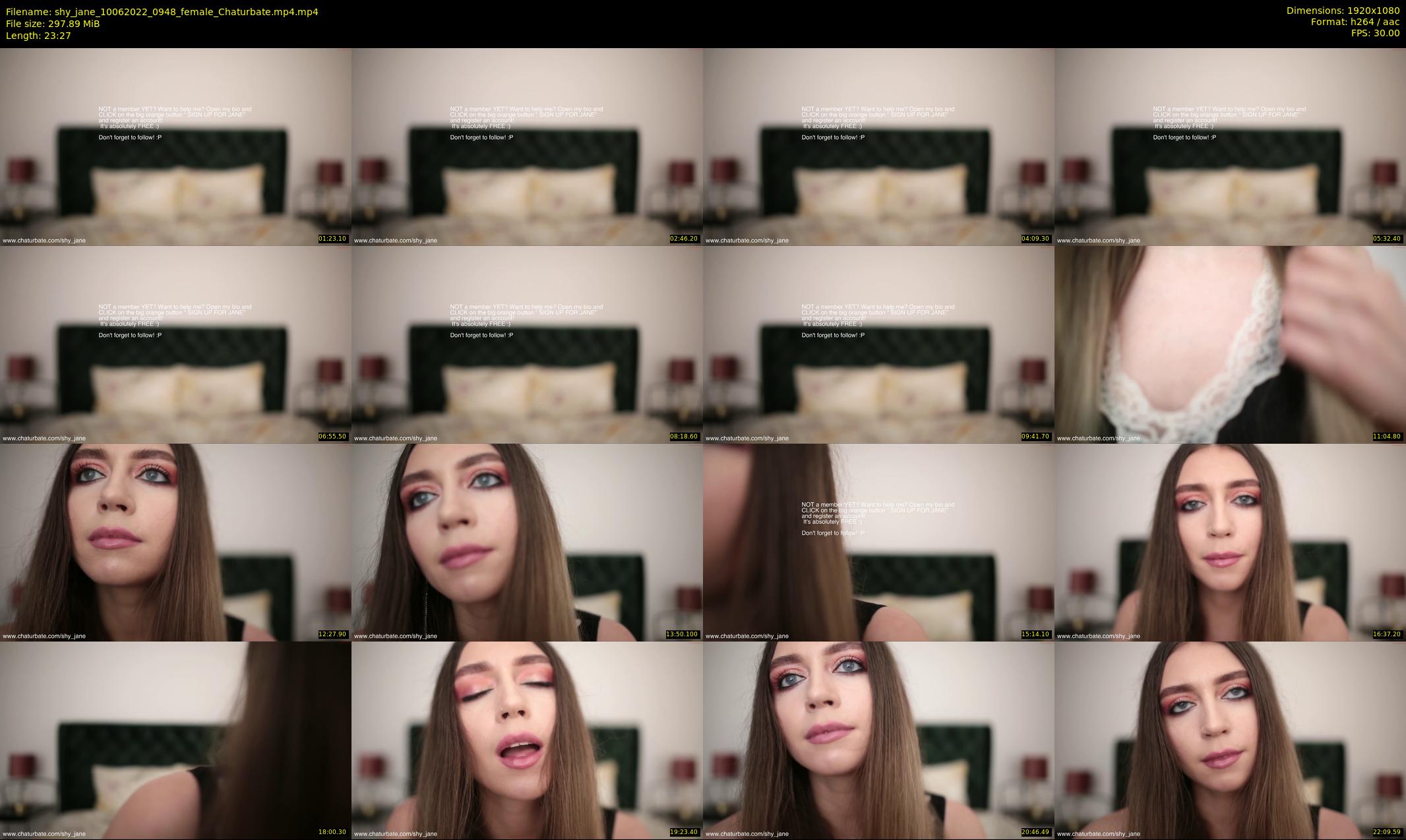 shy_jane — 24 minute Chaturbate female cam show recording, 1080p, Jun 10, 2022