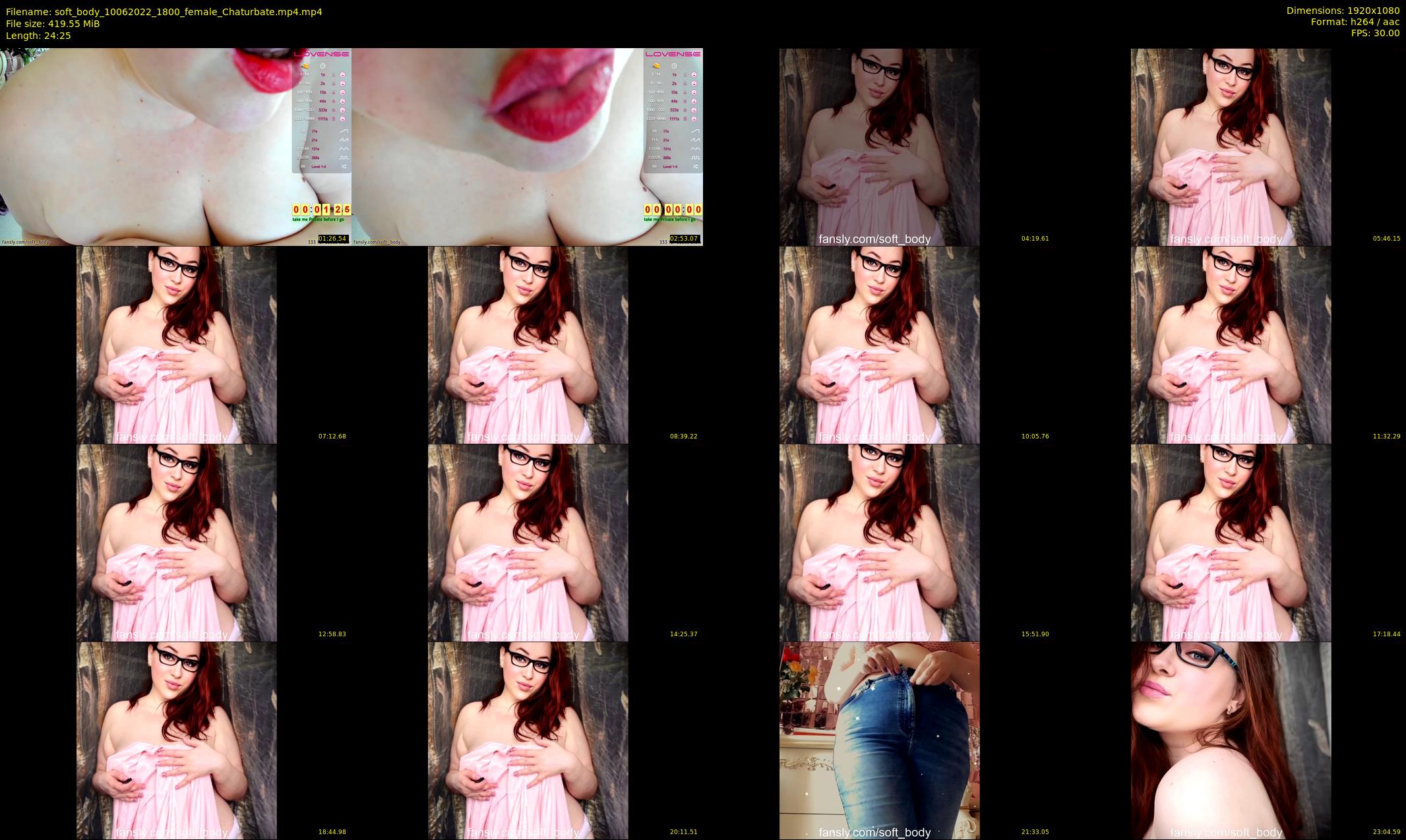 soft_body — 25 minute Chaturbate female cam show recording, 1080p, Jun 10, 2022
