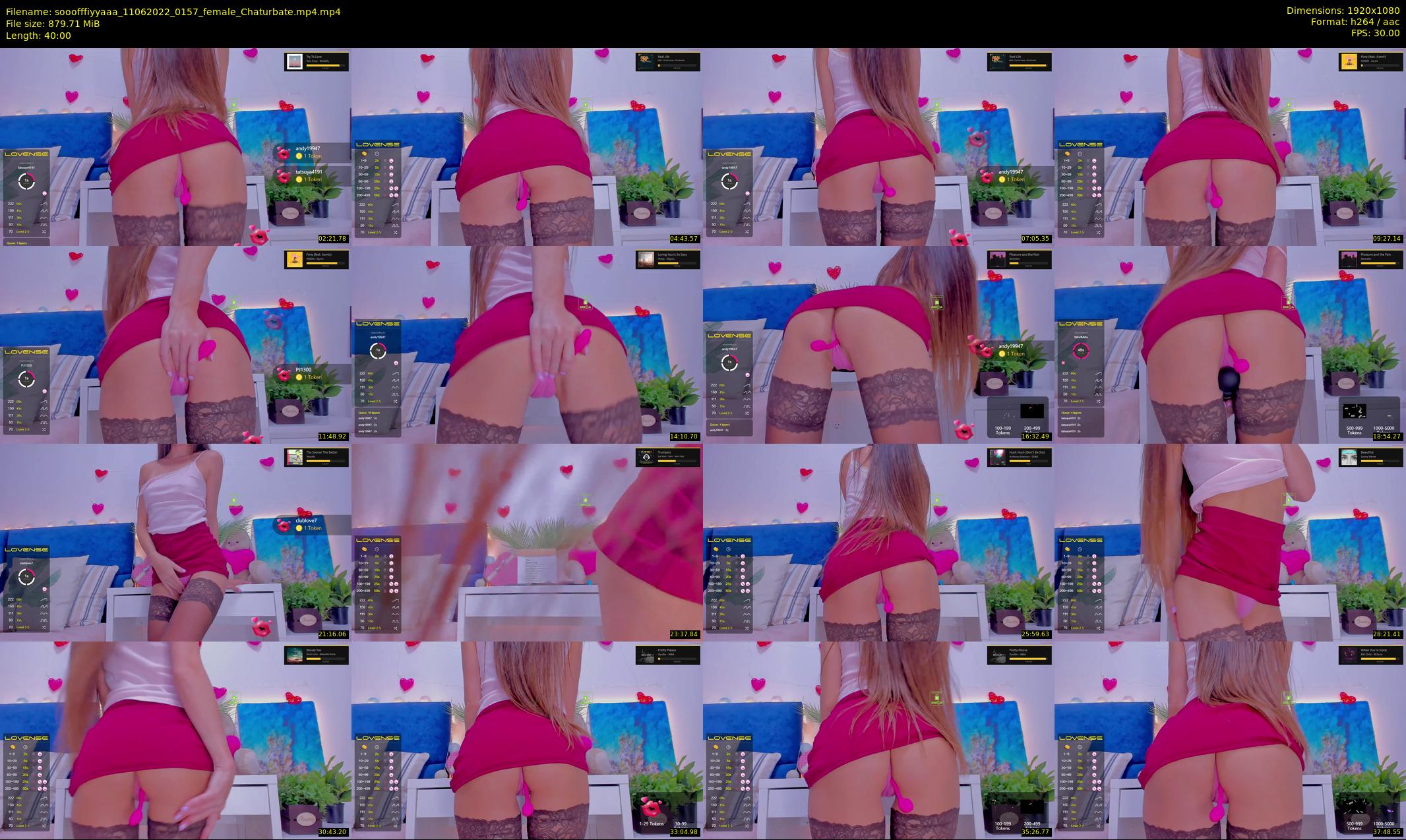 sooofffiyyaaa — 40 minute Chaturbate female cam show recording, 1080p, Jun 11, 2022