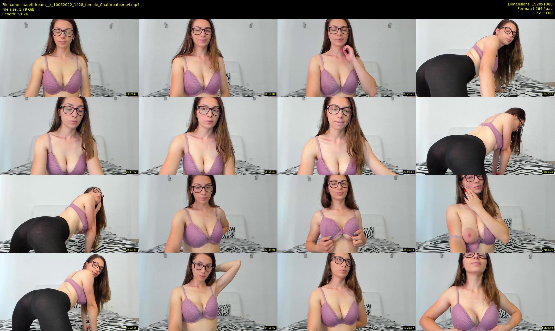 sweettdream__x — 54 minute Chaturbate female cam show recording, 1080p, Jun 10, 2022