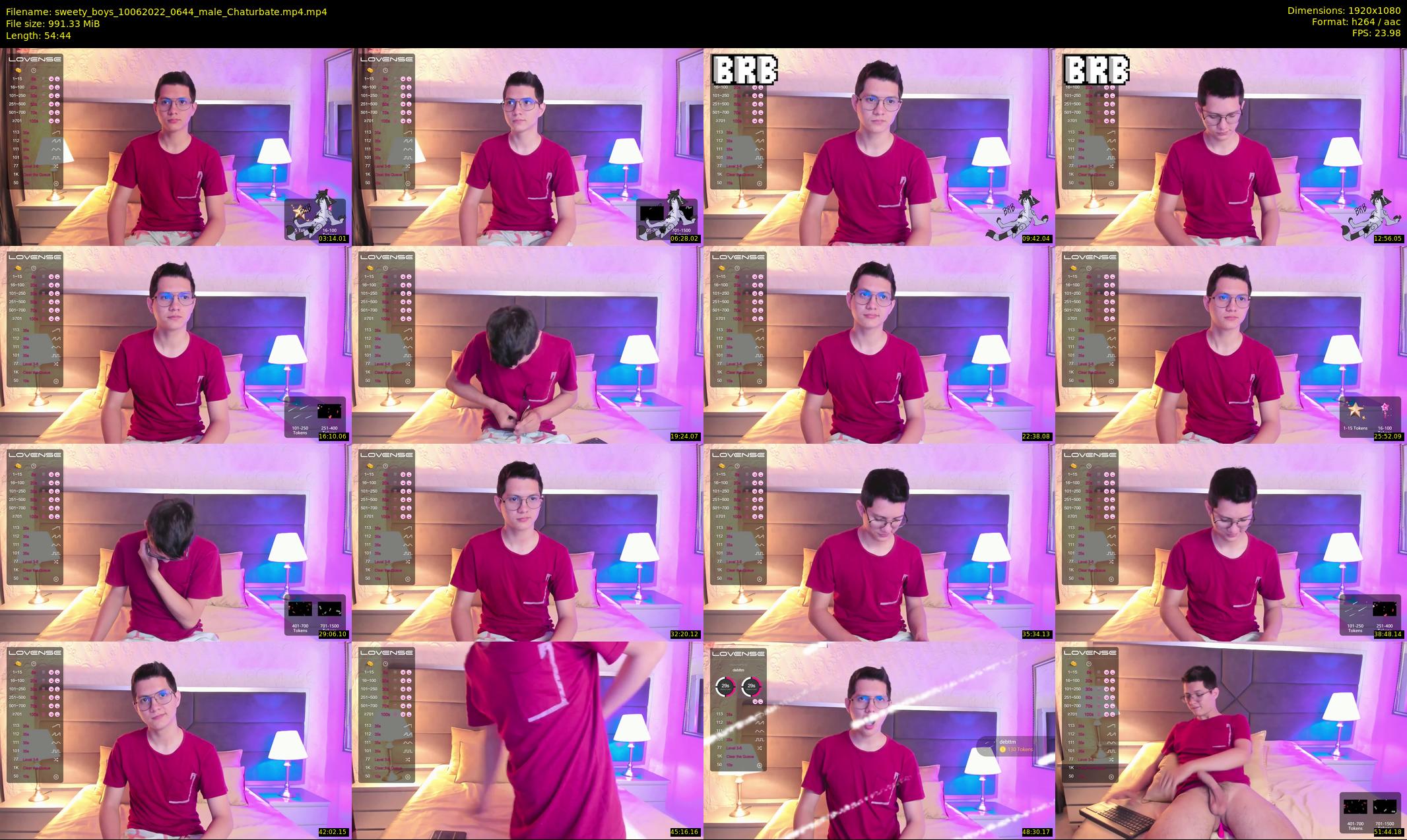 sweety_boys — 55 minute Chaturbate male cam show recording, 1080p, Jun 10, 2022