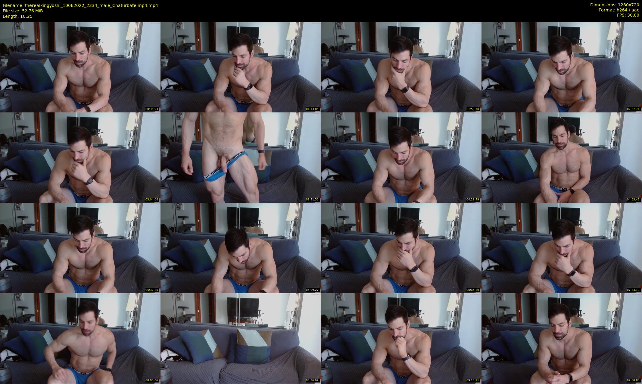 therealkingyoshi — 11 minute Chaturbate male cam show recording, 720p, Jun 10, 2022