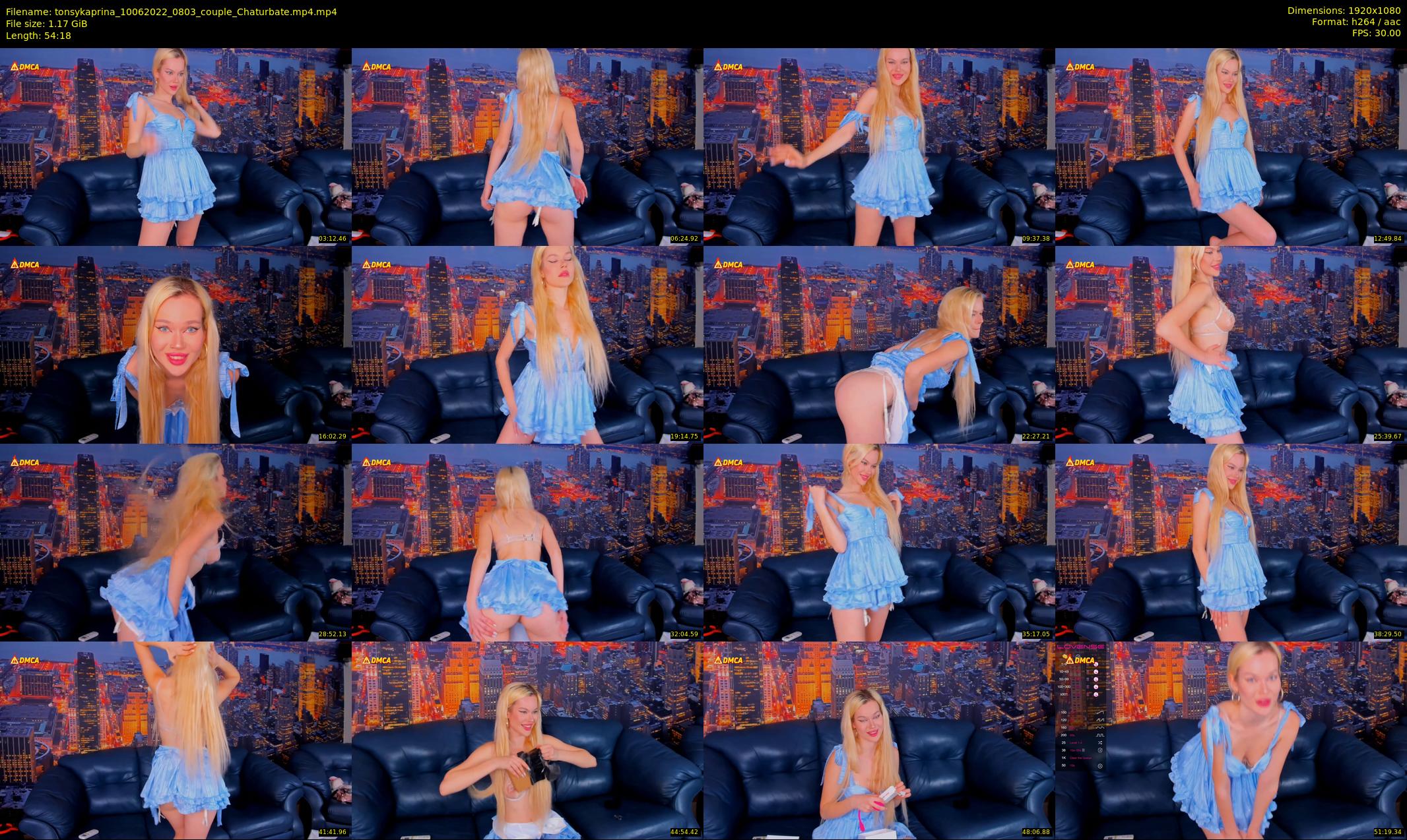 tonsykaprina — 55 minute Chaturbate couple cam show recording, 1080p, Jun 10, 2022