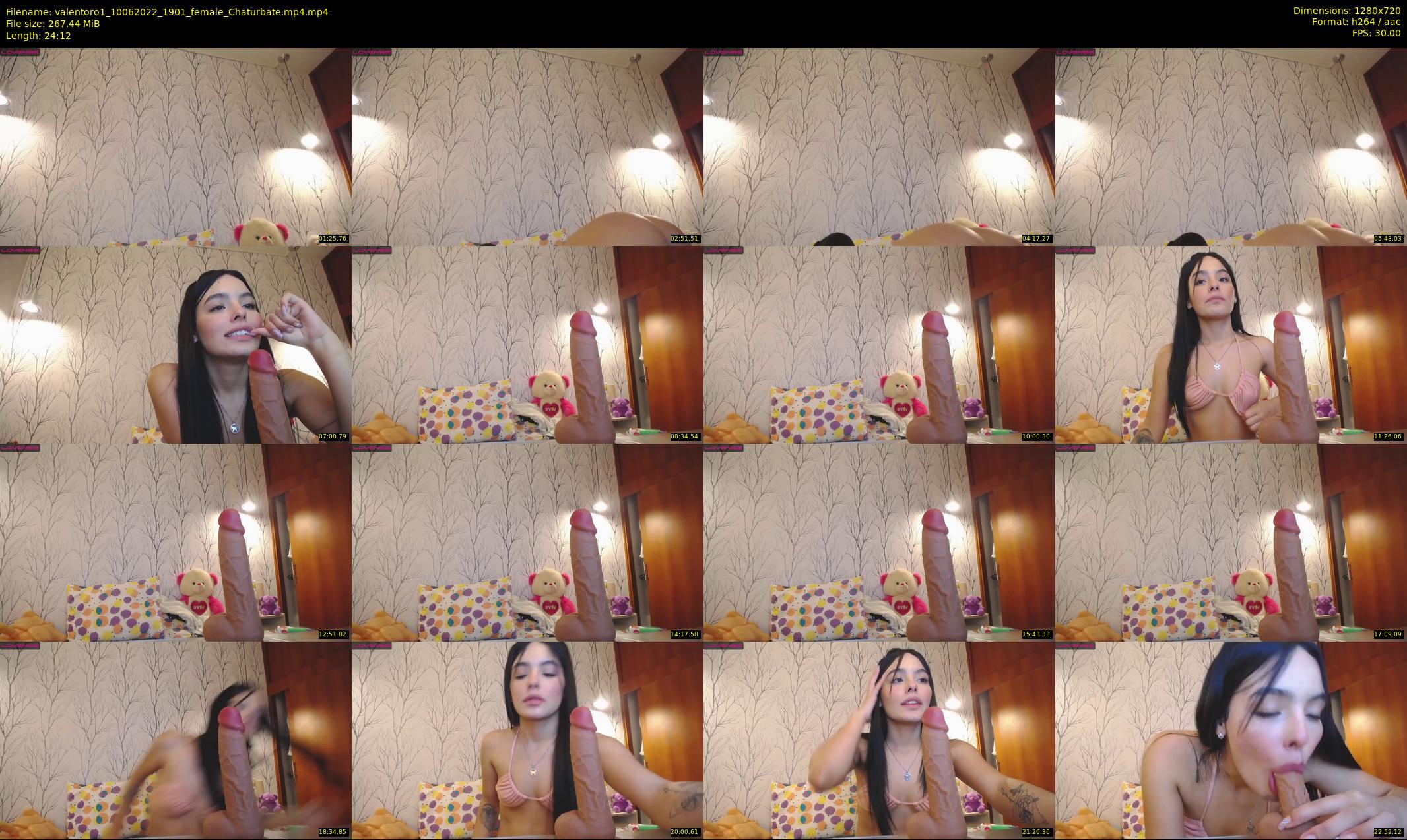 valentoro1 — 25 minute Chaturbate female cam show recording, 720p, Jun 10, 2022