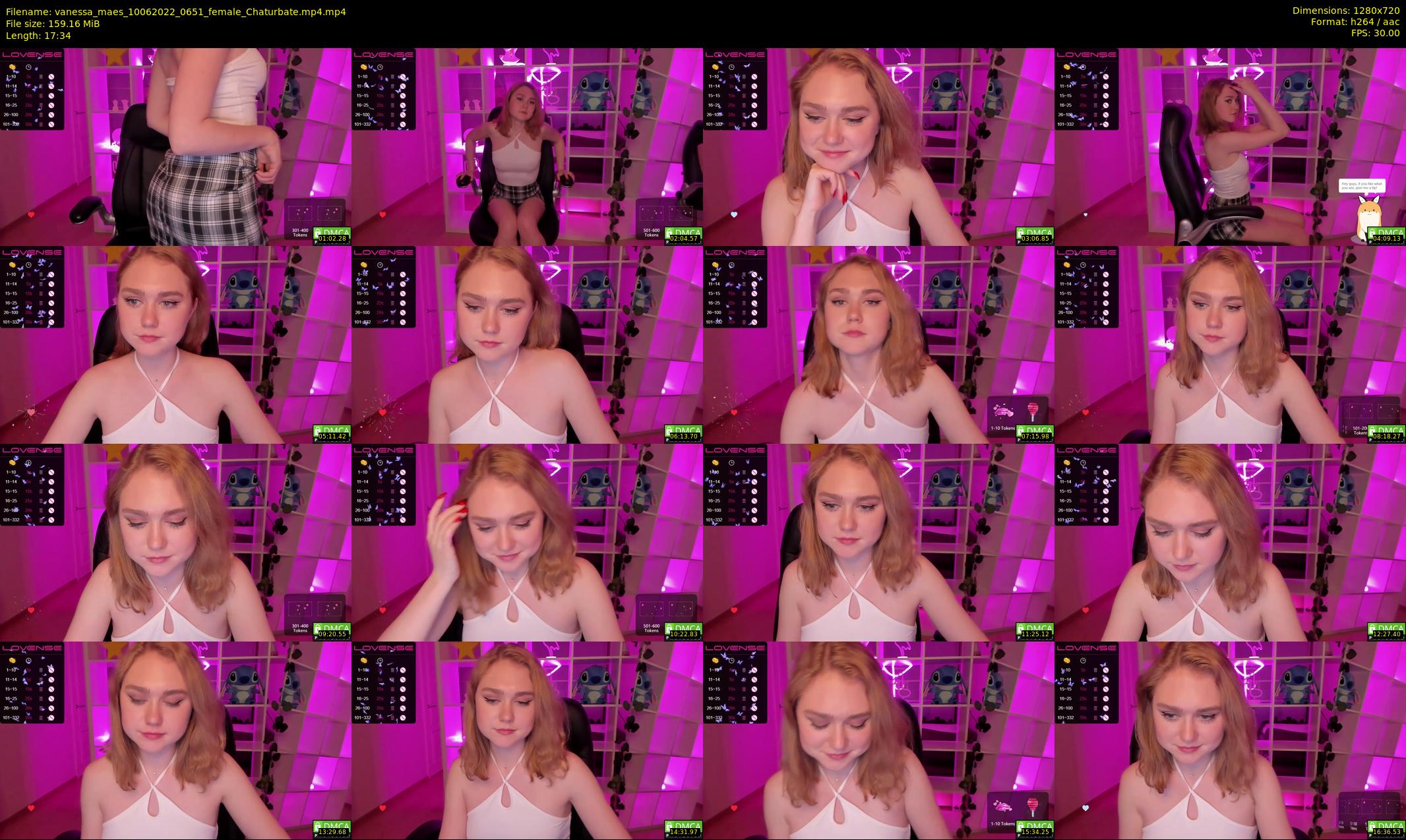 vanessa_maes — 18 minute Chaturbate female cam show recording, 720p, Jun 10, 2022