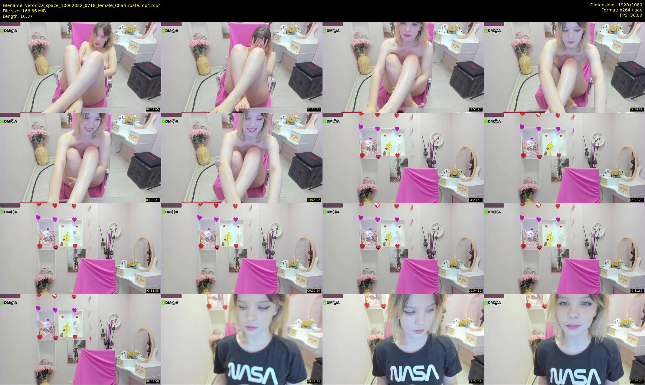 veronica_space — 11 minute Chaturbate female cam show recording, 1080p, Jun 10, 2022