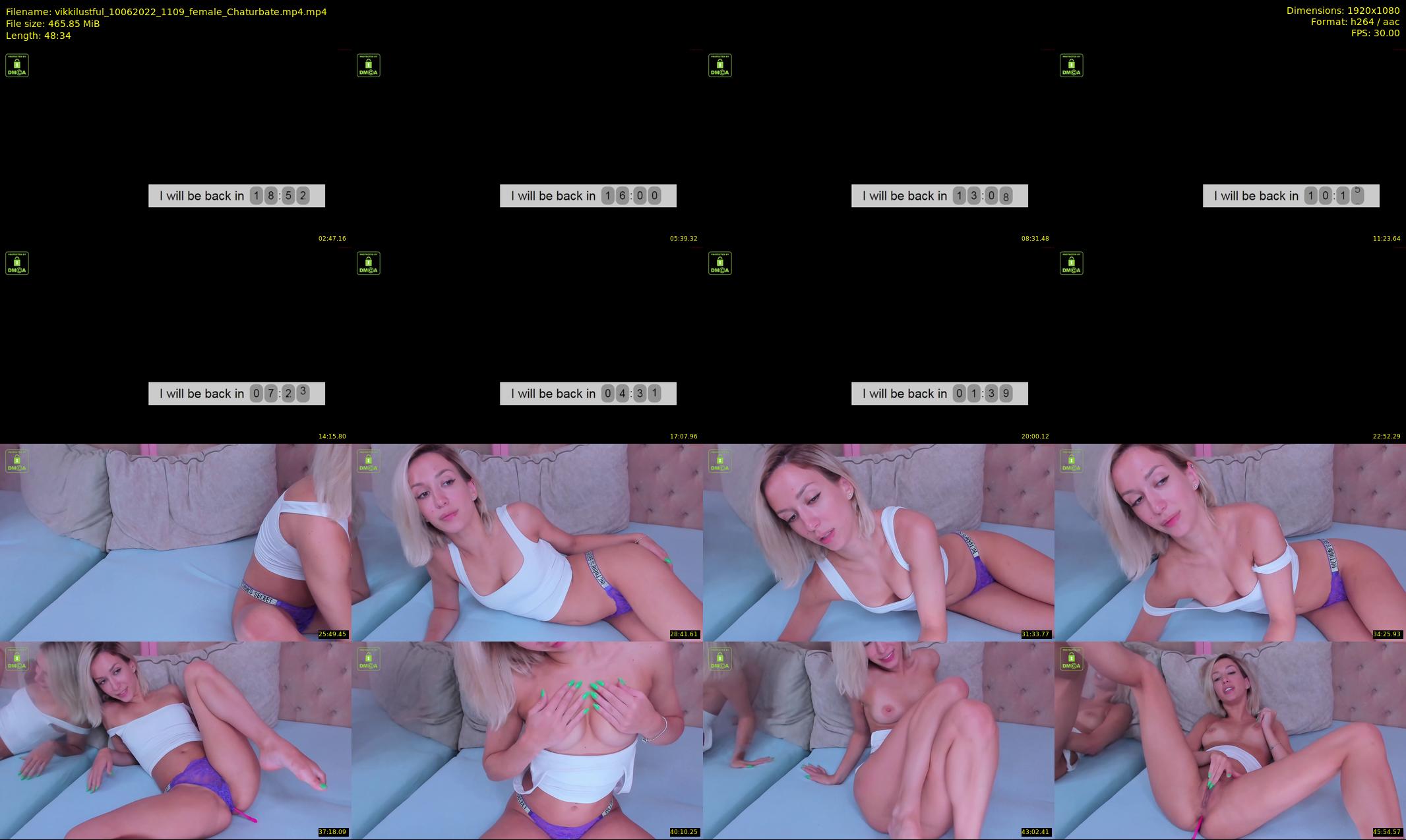 vikkilustful — 49 minute Chaturbate female cam show recording, 1080p, Jun 10, 2022