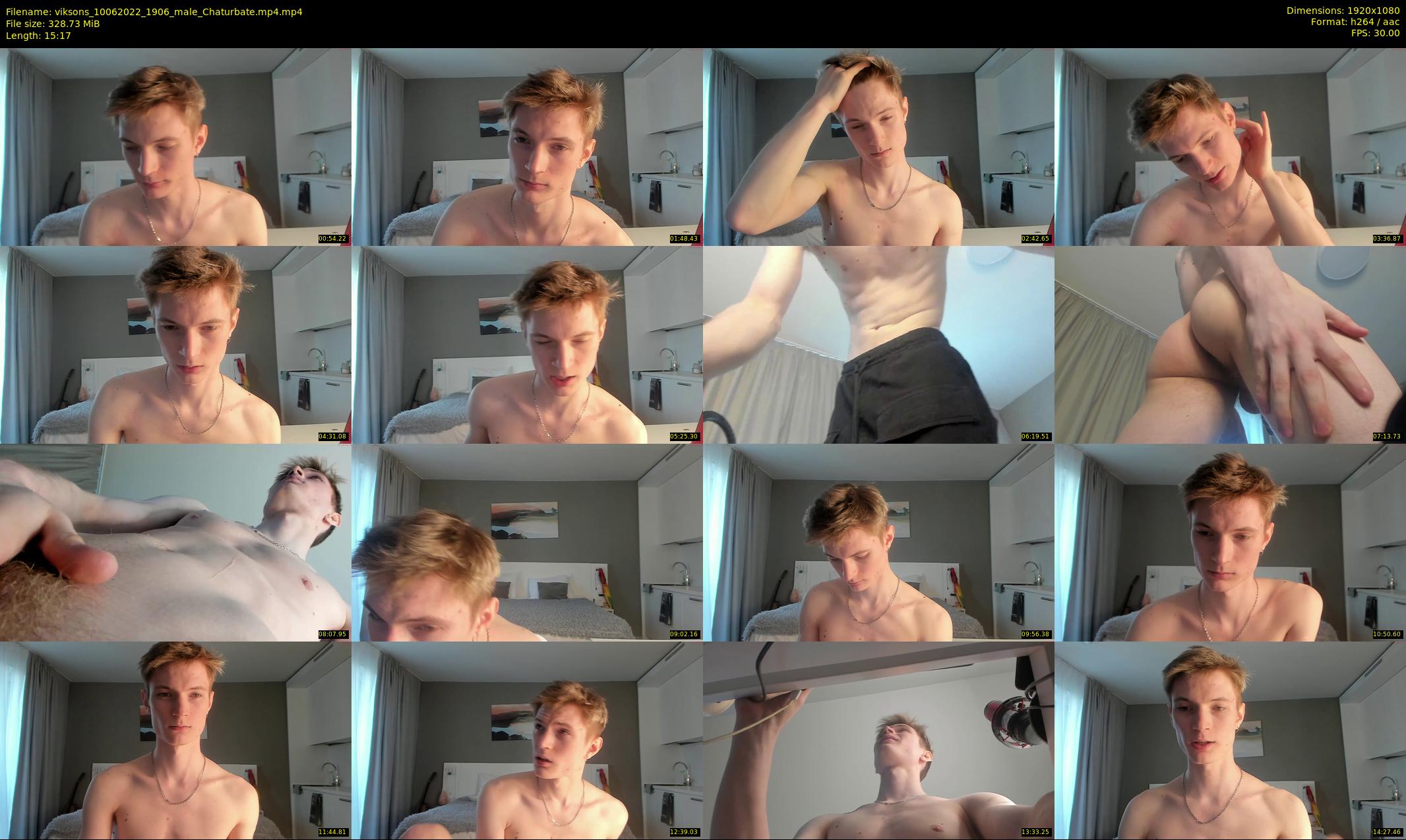 viksons — 16 minute Chaturbate male cam show recording, 1080p, Jun 10, 2022