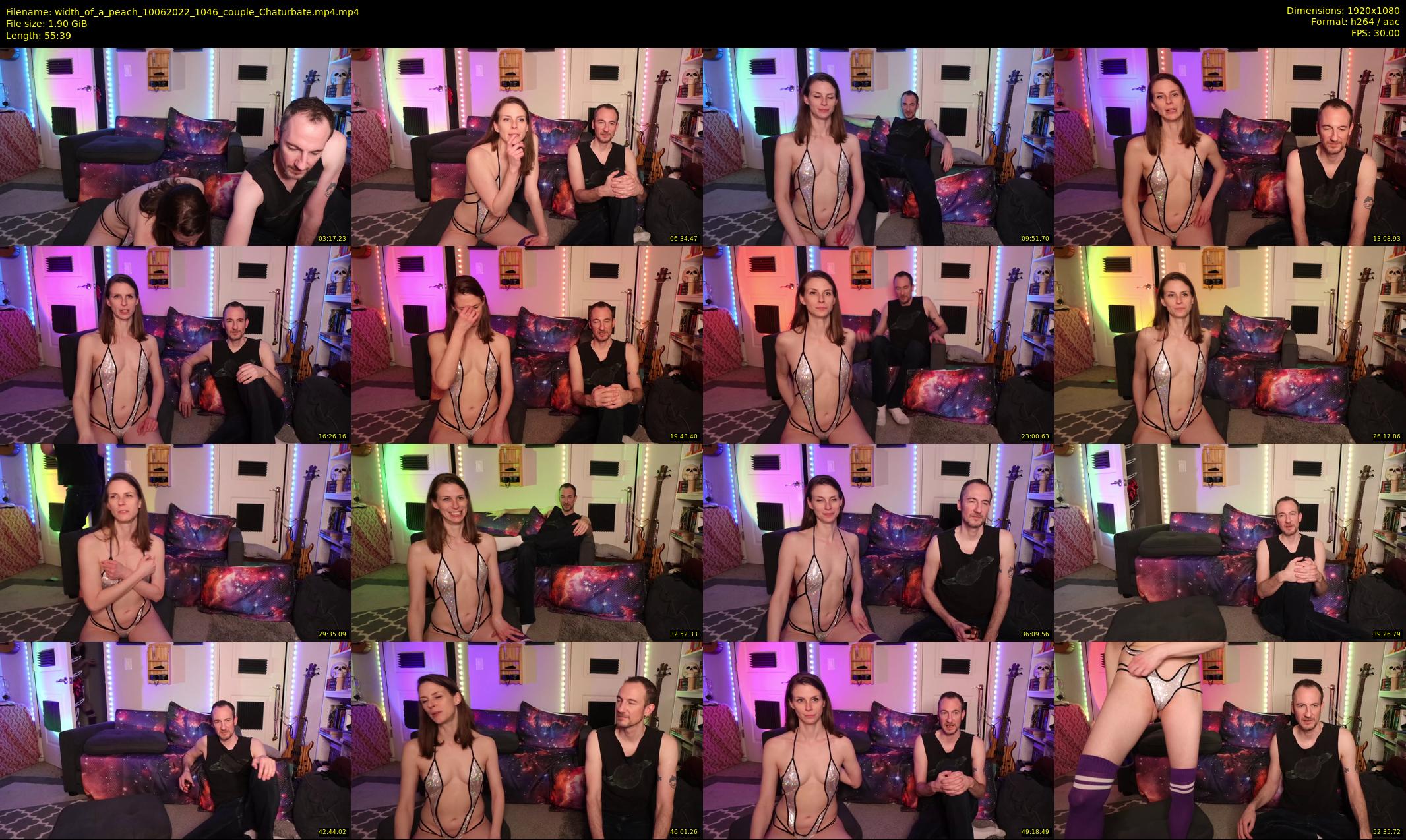 width_of_a_peach — 56 minute Chaturbate couple cam show recording, 1080p, Jun 10, 2022