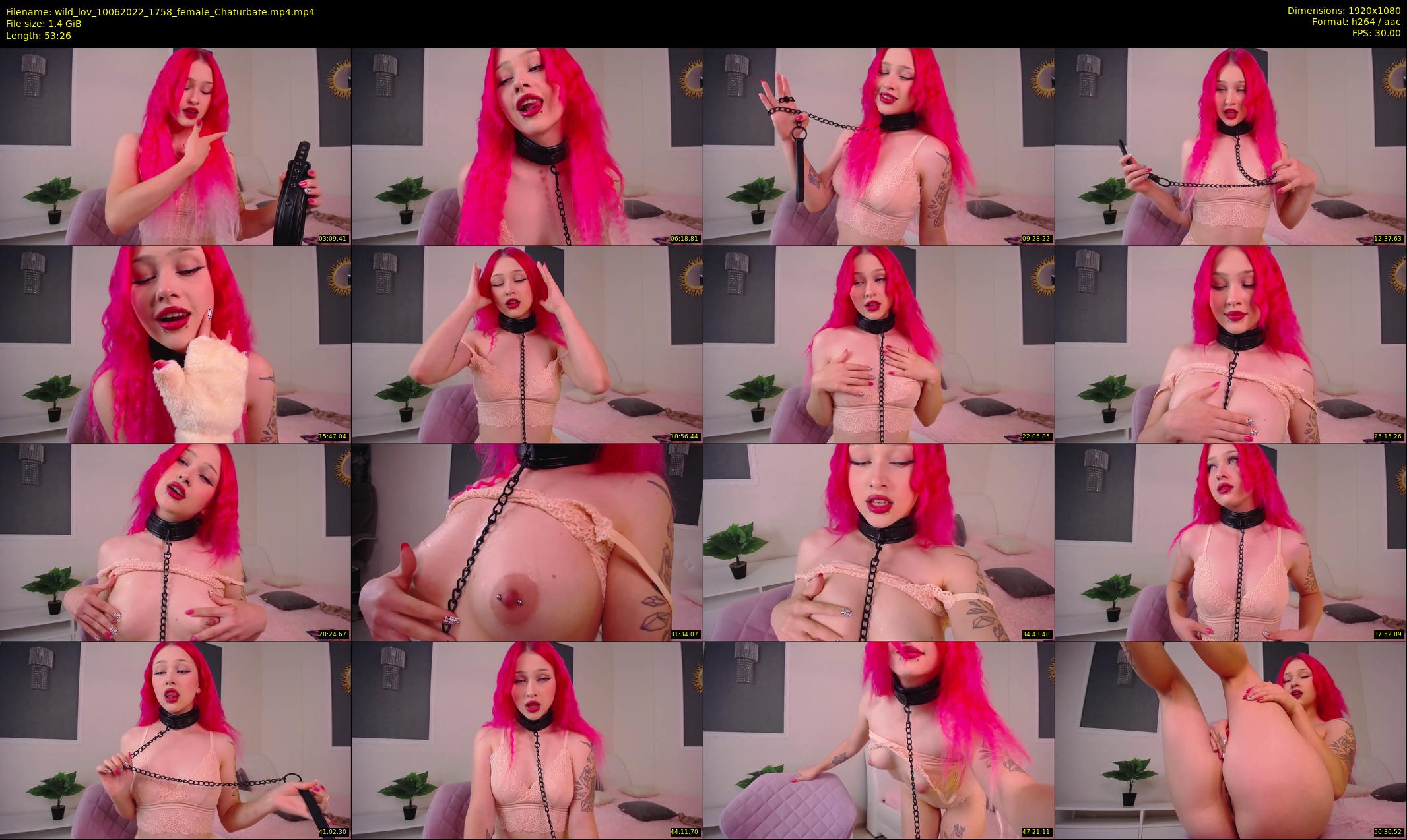 wild_lov — 54 minute Chaturbate female cam show recording, 1080p, Jun 10, 2022