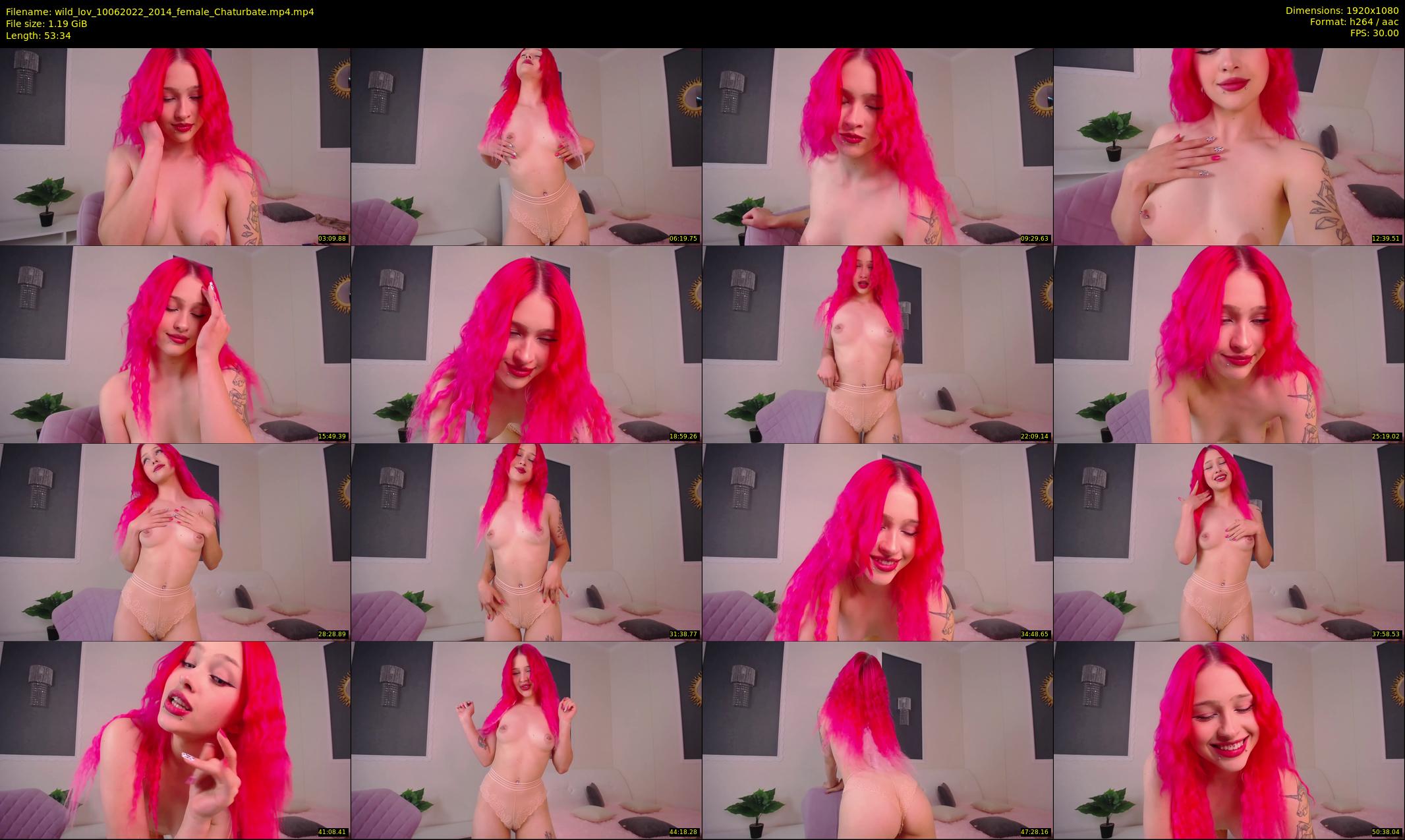 wild_lov — 54 minute Chaturbate female cam show recording, 1080p, Jun 10, 2022