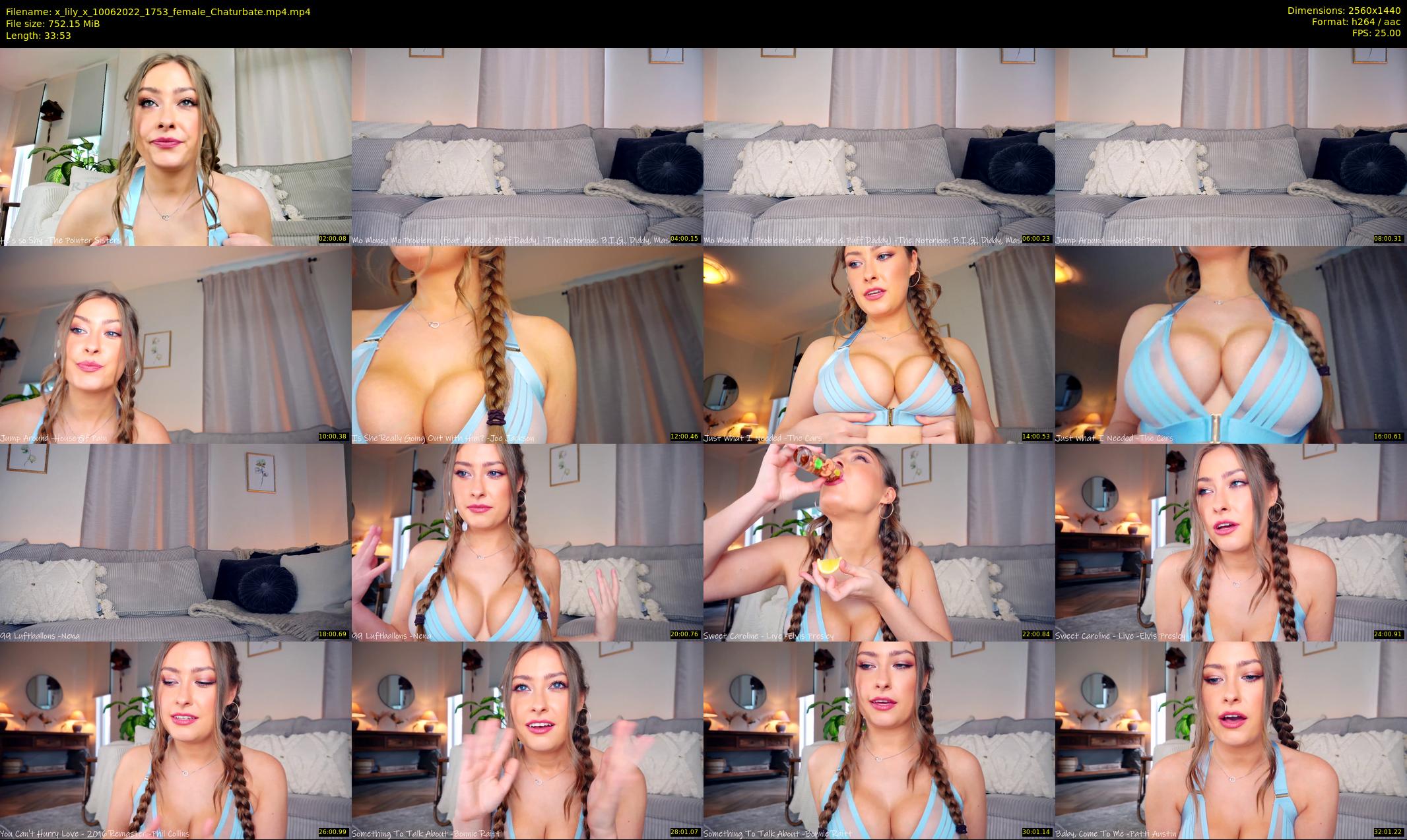 x_lily_x — 34 minute Chaturbate female cam show recording, 1080p, Jun 10, 2022
