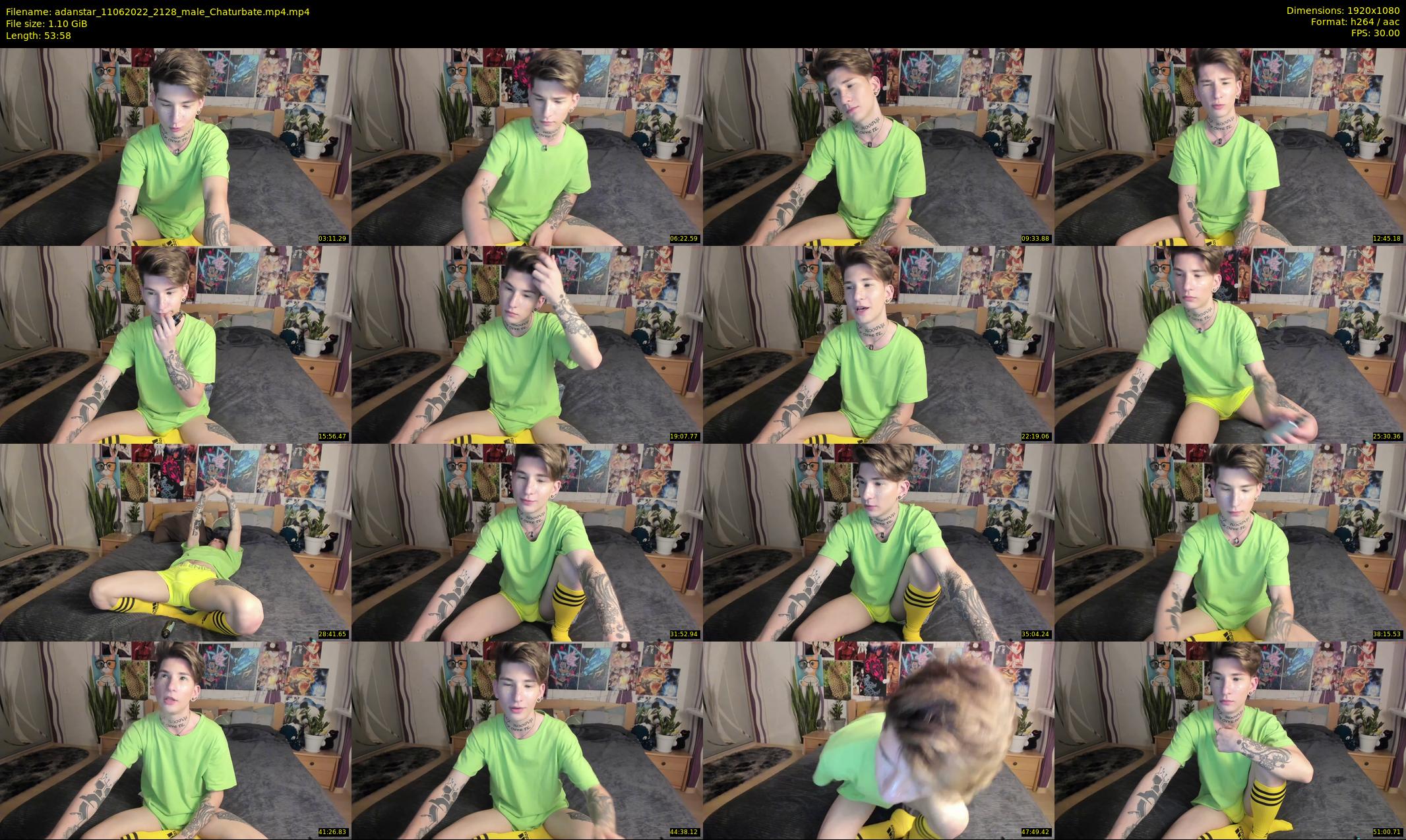 adanstar — 54 minute Chaturbate male cam show recording, 1080p, Jun 11, 2022