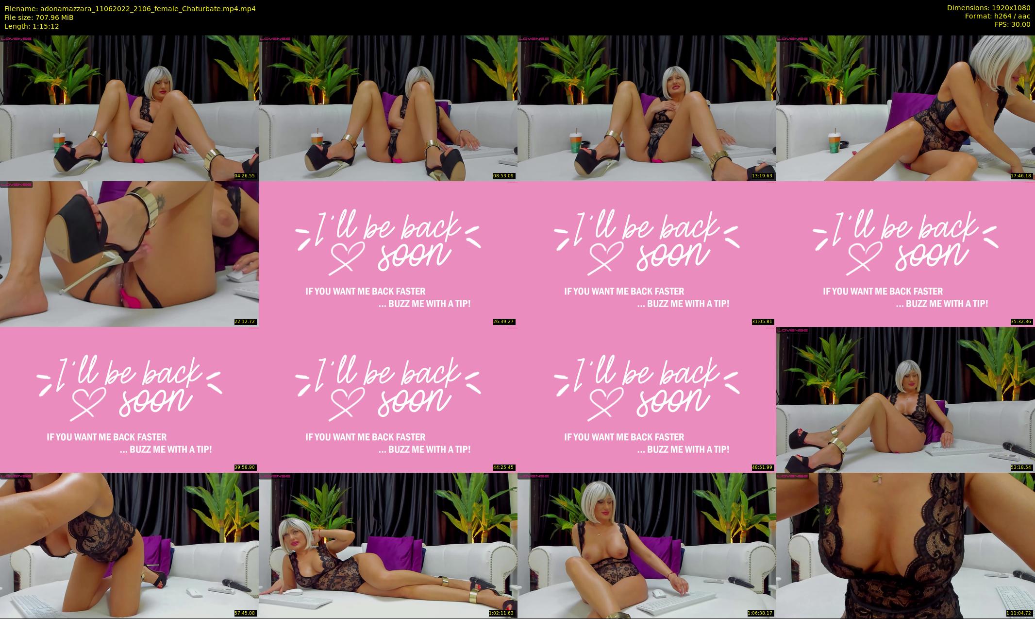 adonamazzara — 76 minute Chaturbate female cam show recording, 1080p, Jun 11, 2022
