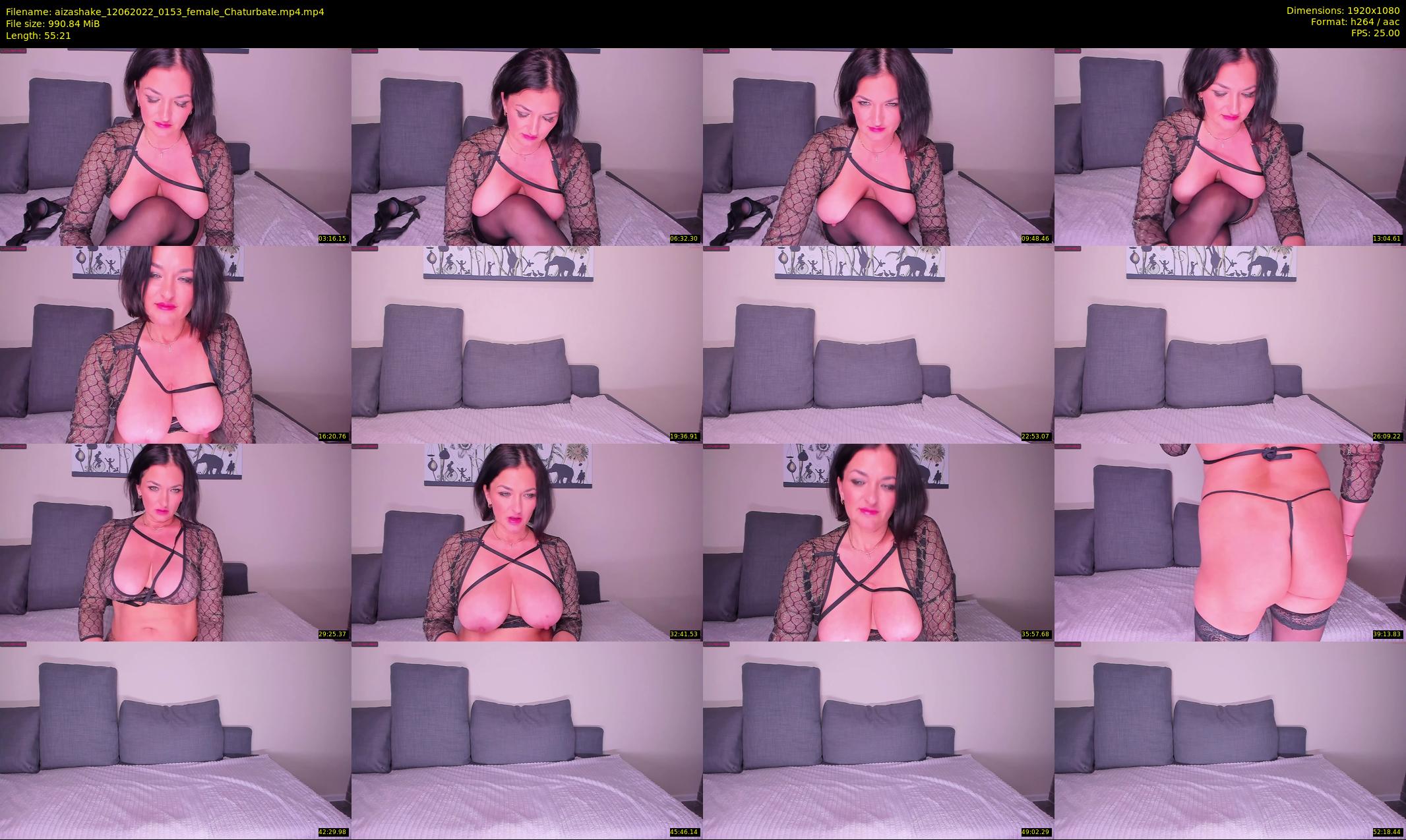 aizashake — 56 minute Chaturbate female cam show recording, 1080p, Jun 12, 2022