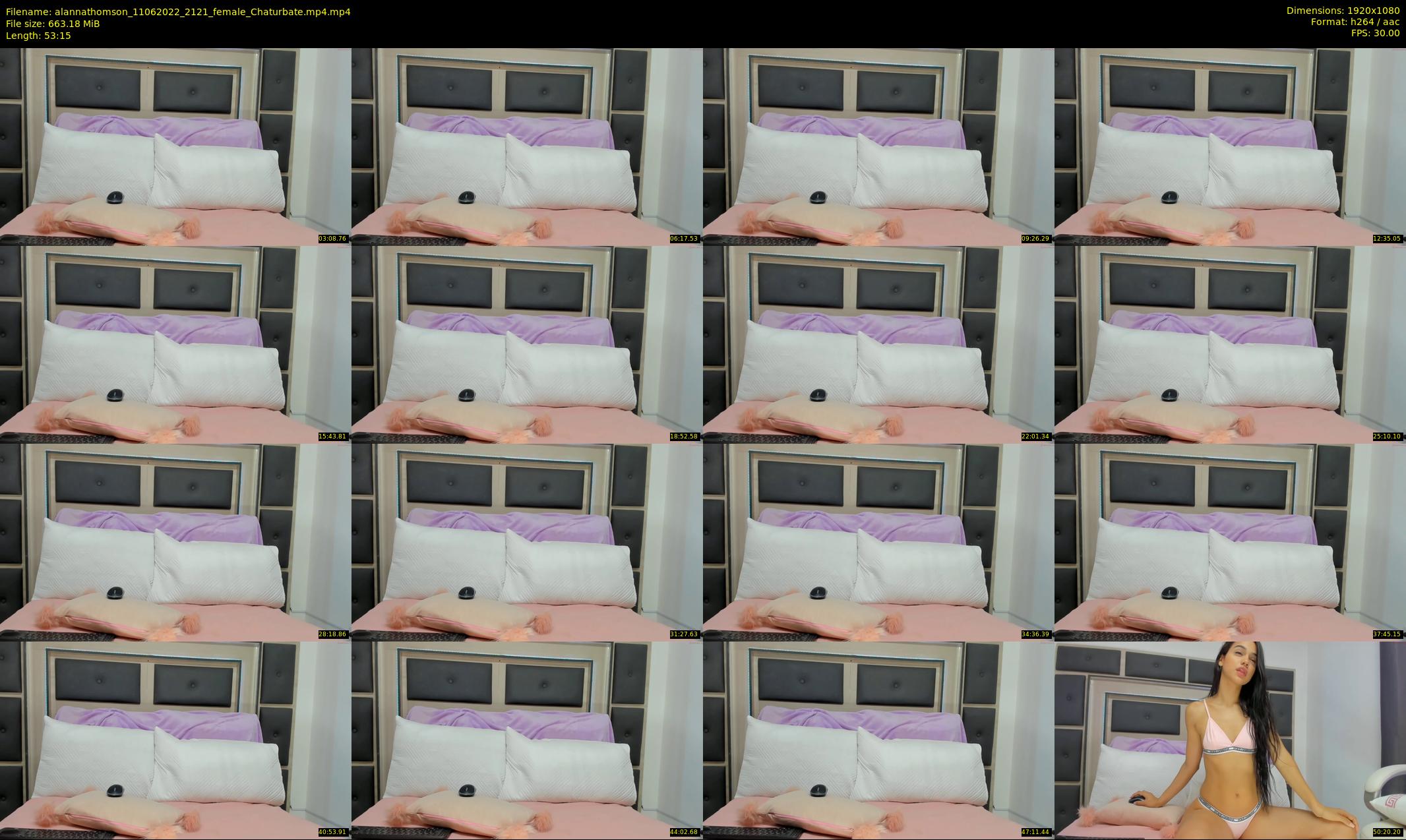 alannathomson — 54 minute Chaturbate female cam show recording, 1080p, Jun 11, 2022
