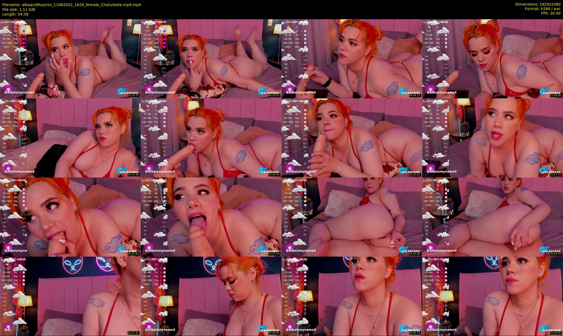 albaandthayron — 55 minute Chaturbate couple cam show recording, 1080p, Jun 11, 2022