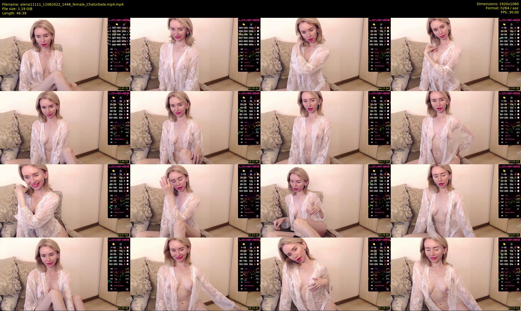 alena11111 — 47 minute Chaturbate female cam show recording, 1080p, Jun 11, 2022