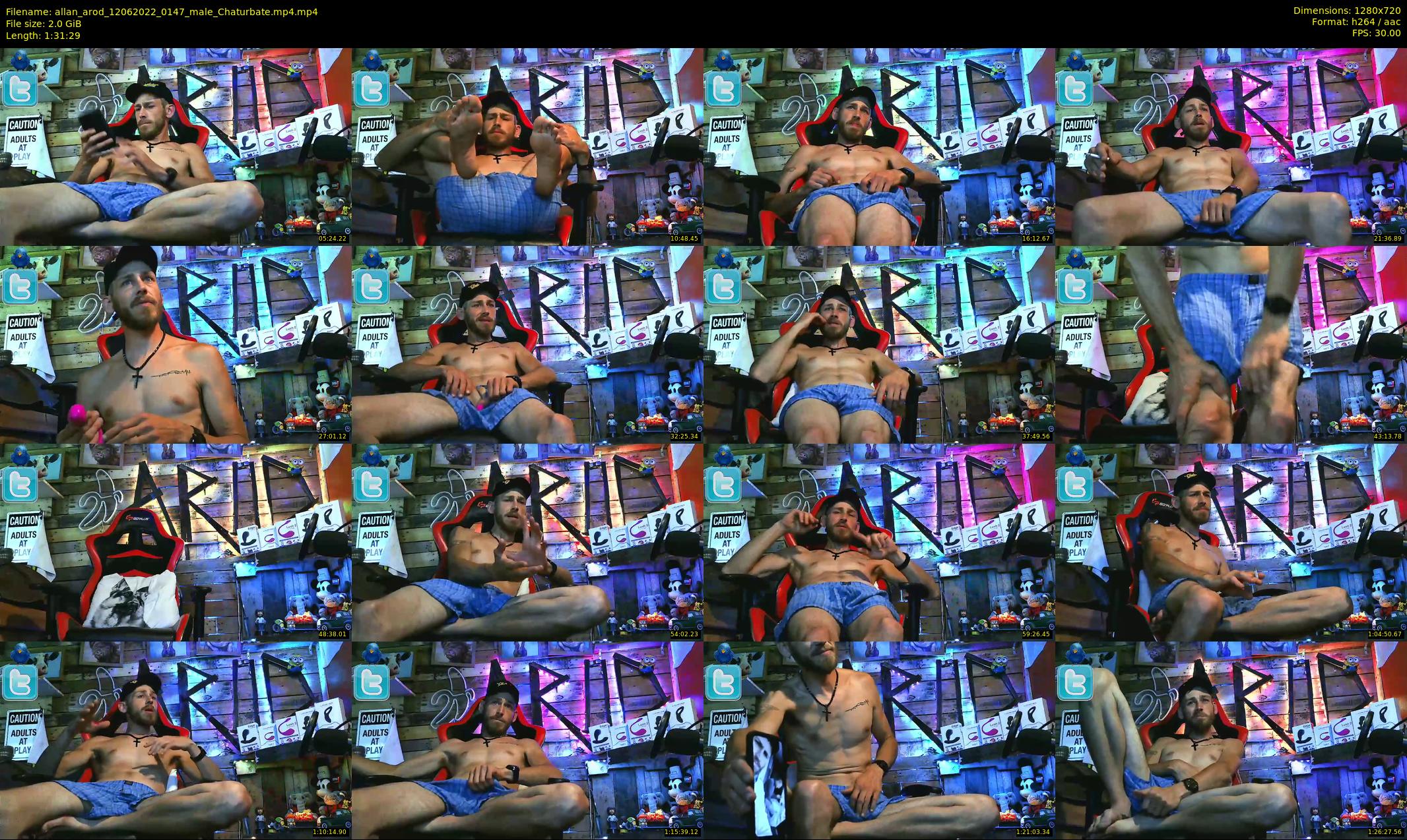 allan_arod — 92 minute Chaturbate male cam show recording, 720p, Jun 12, 2022