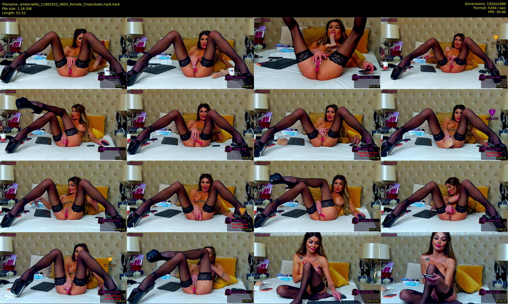 amberwillis — 53 minute Chaturbate female cam show recording, 1080p, Jun 11, 2022