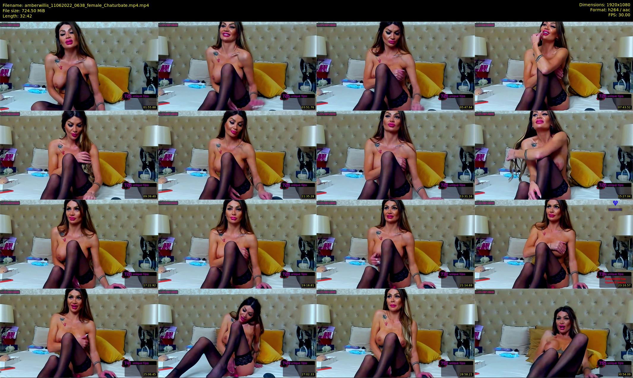amberwillis — 33 minute Chaturbate female cam show recording, 1080p, Jun 11, 2022