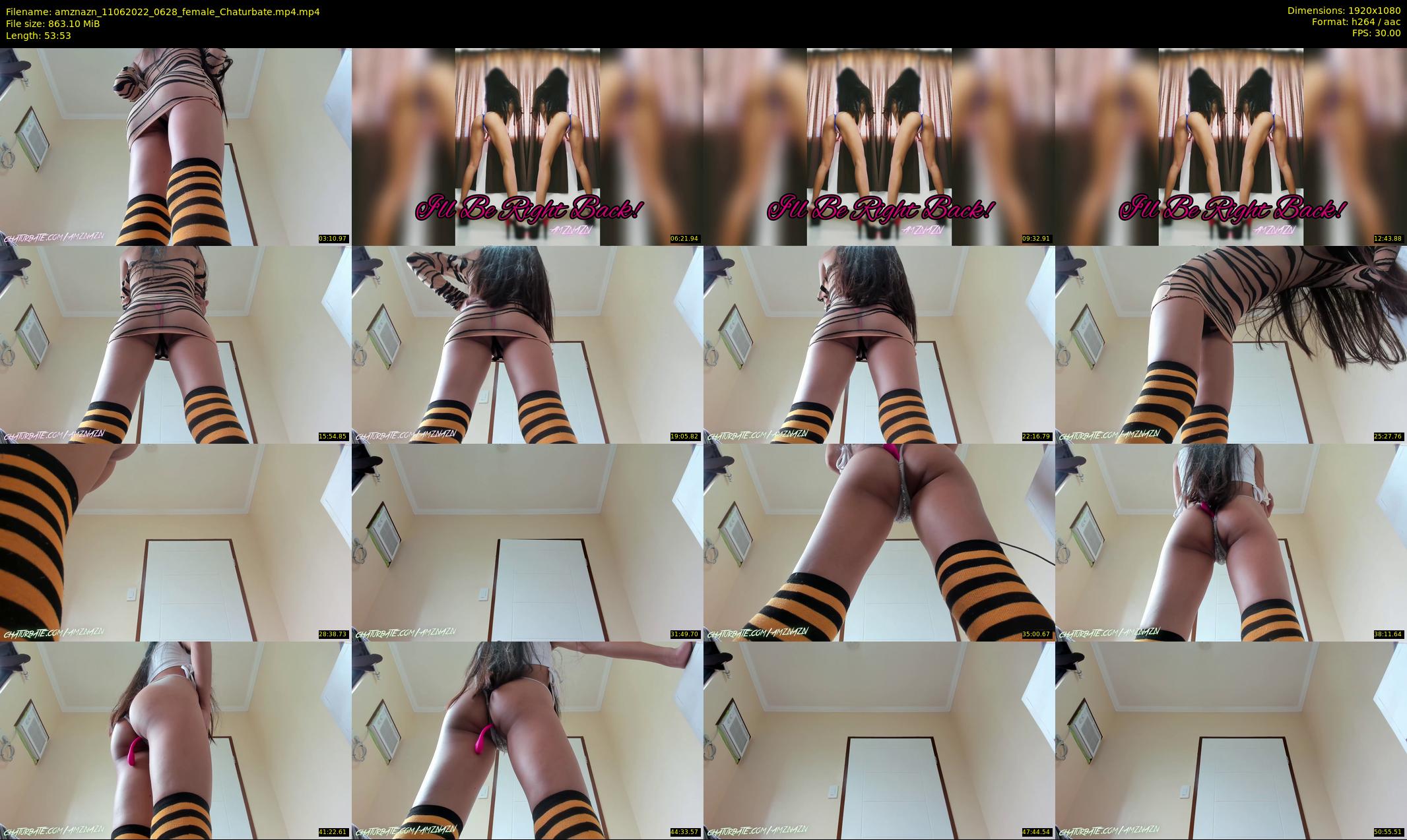 amznazn — 54 minute Chaturbate female cam show recording, 1080p, Jun 11, 2022