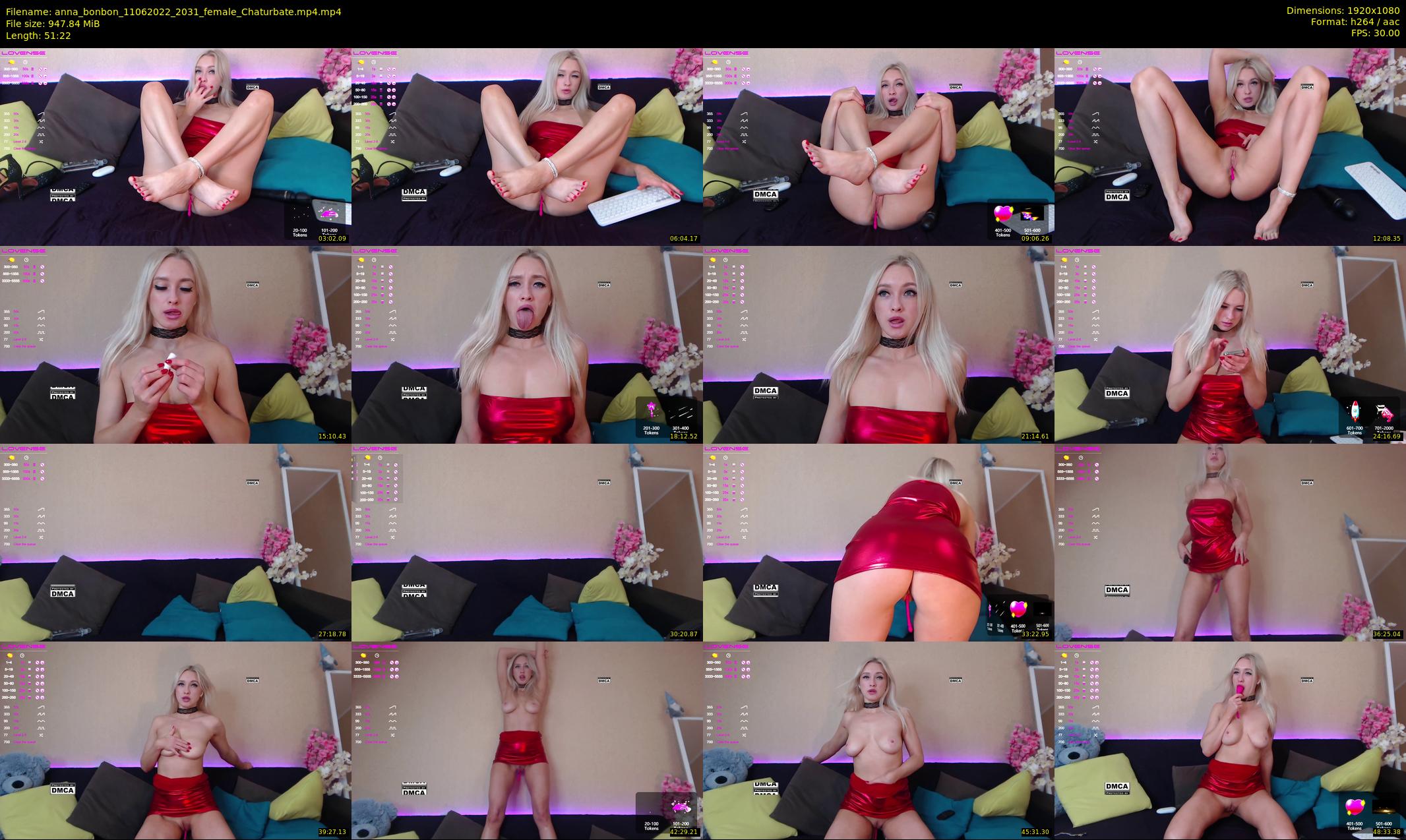 anna_bonbon — 52 minute Chaturbate female cam show recording, 1080p, Jun 11, 2022