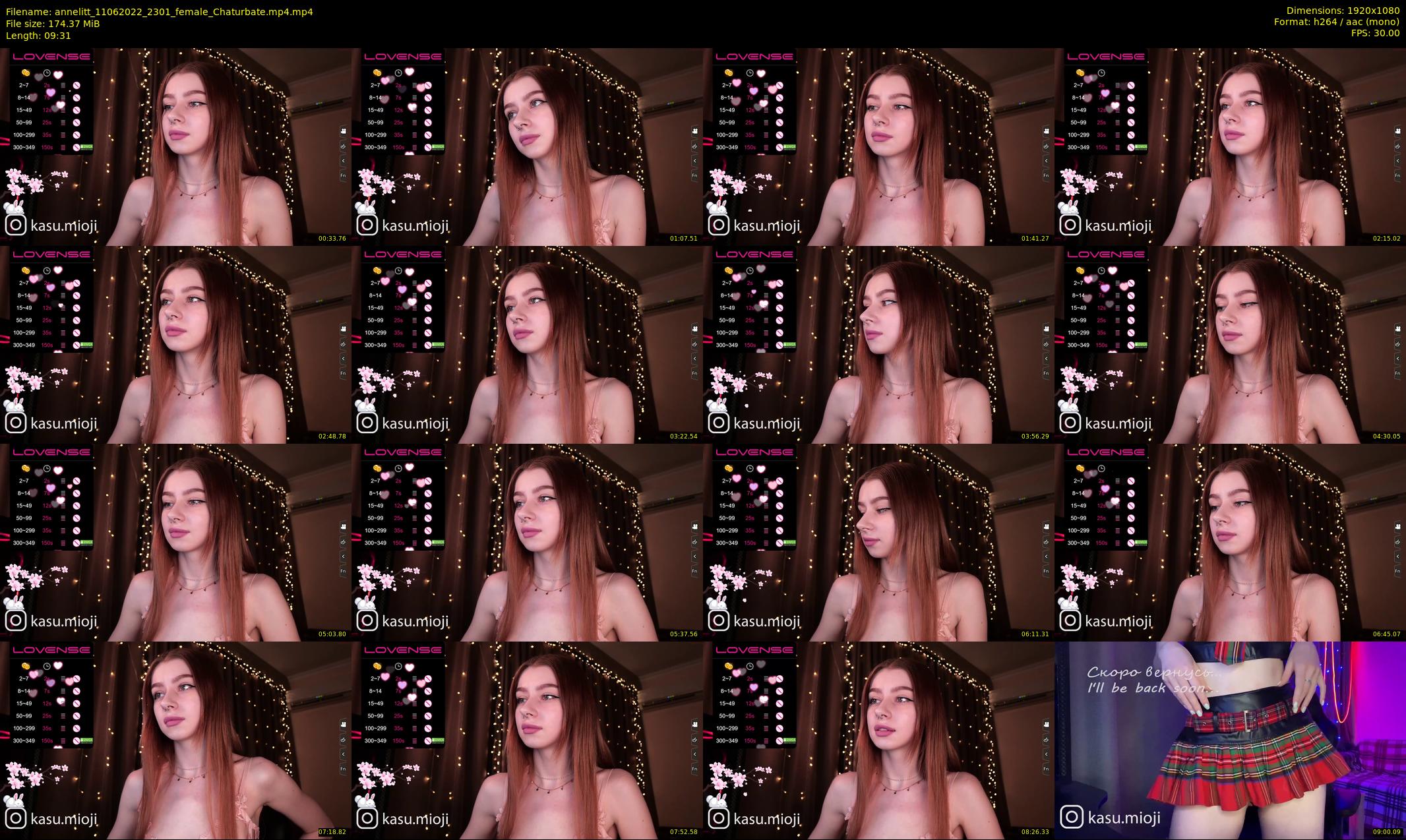 annelitt — 10 minute Chaturbate female cam show recording, 1080p, Jun 11, 2022