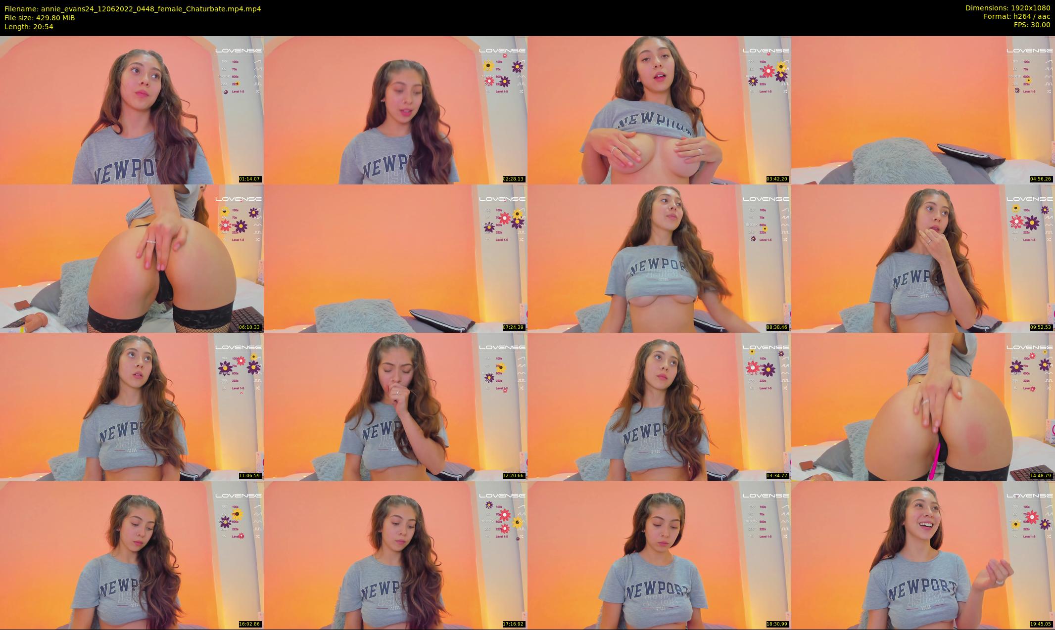 annie_evans24 — 21 minute Chaturbate female cam show recording, 1080p, Jun 12, 2022